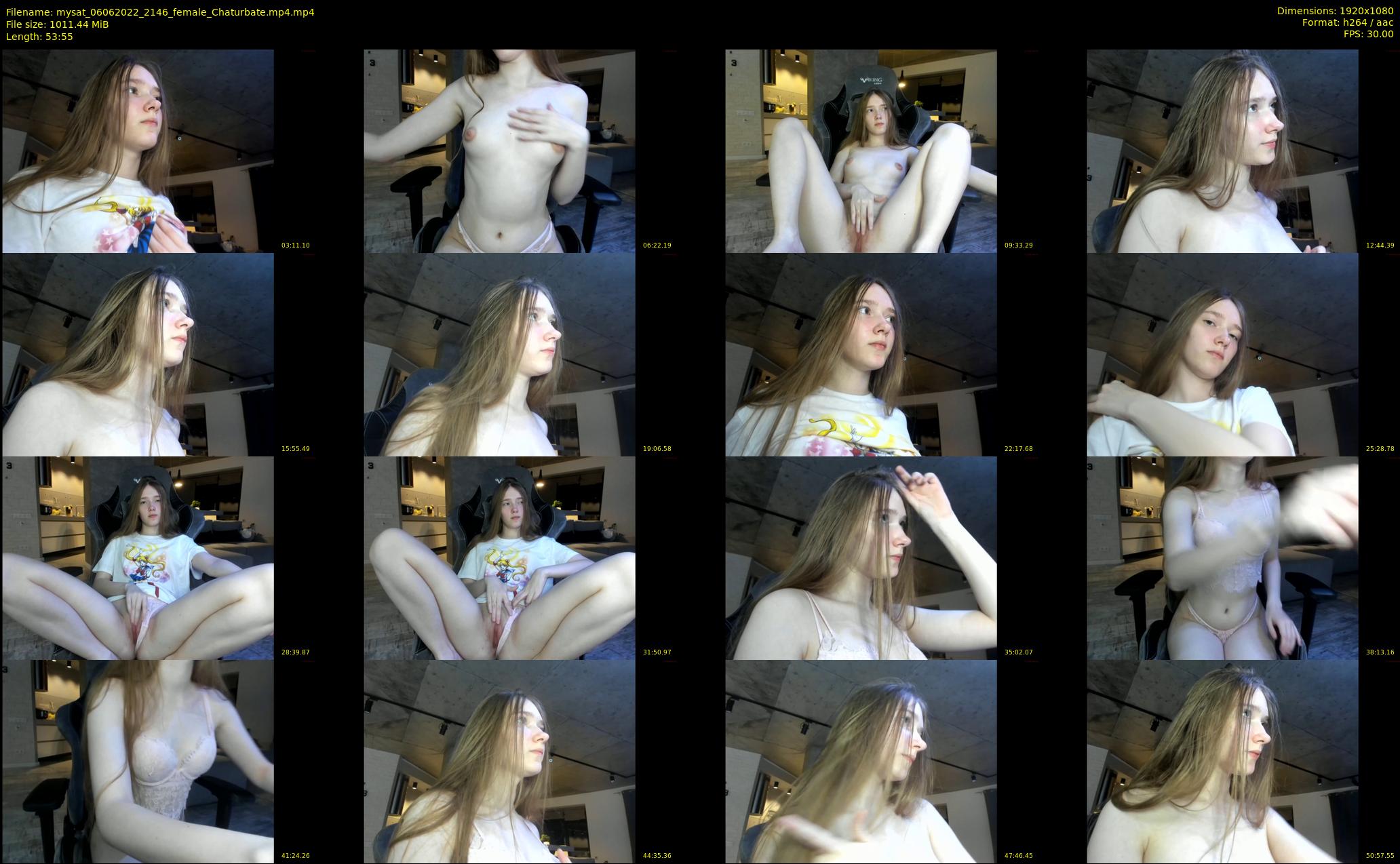 mysat — 54 minute Chaturbate female cam show recording, 1080p, Jun 6, 2022