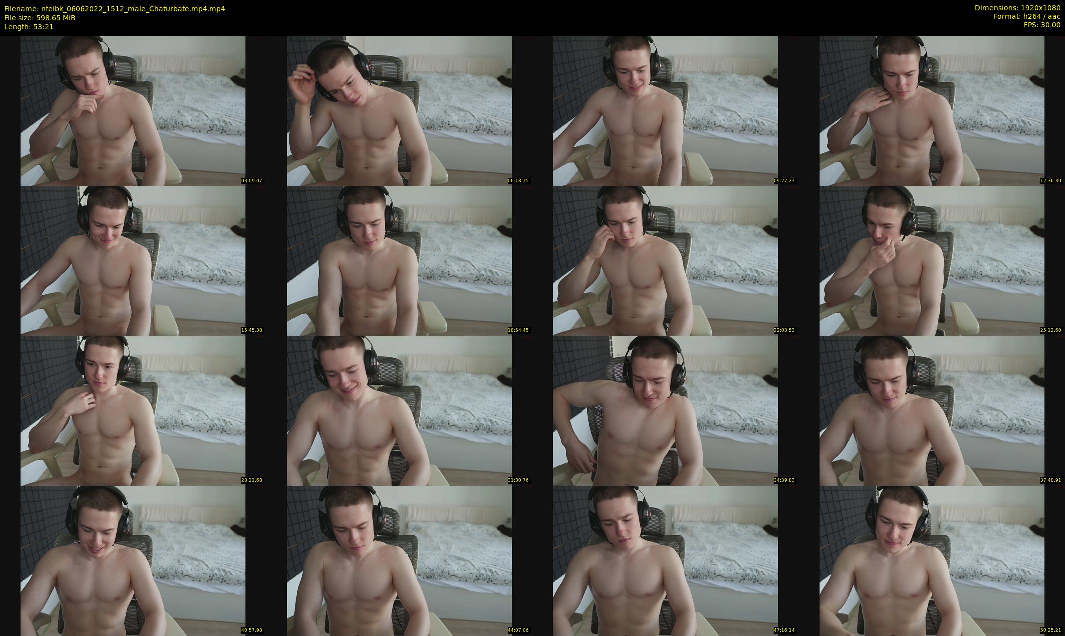 nfeibk — 54 minute Chaturbate male cam show recording, 1080p, Jun 6, 2022