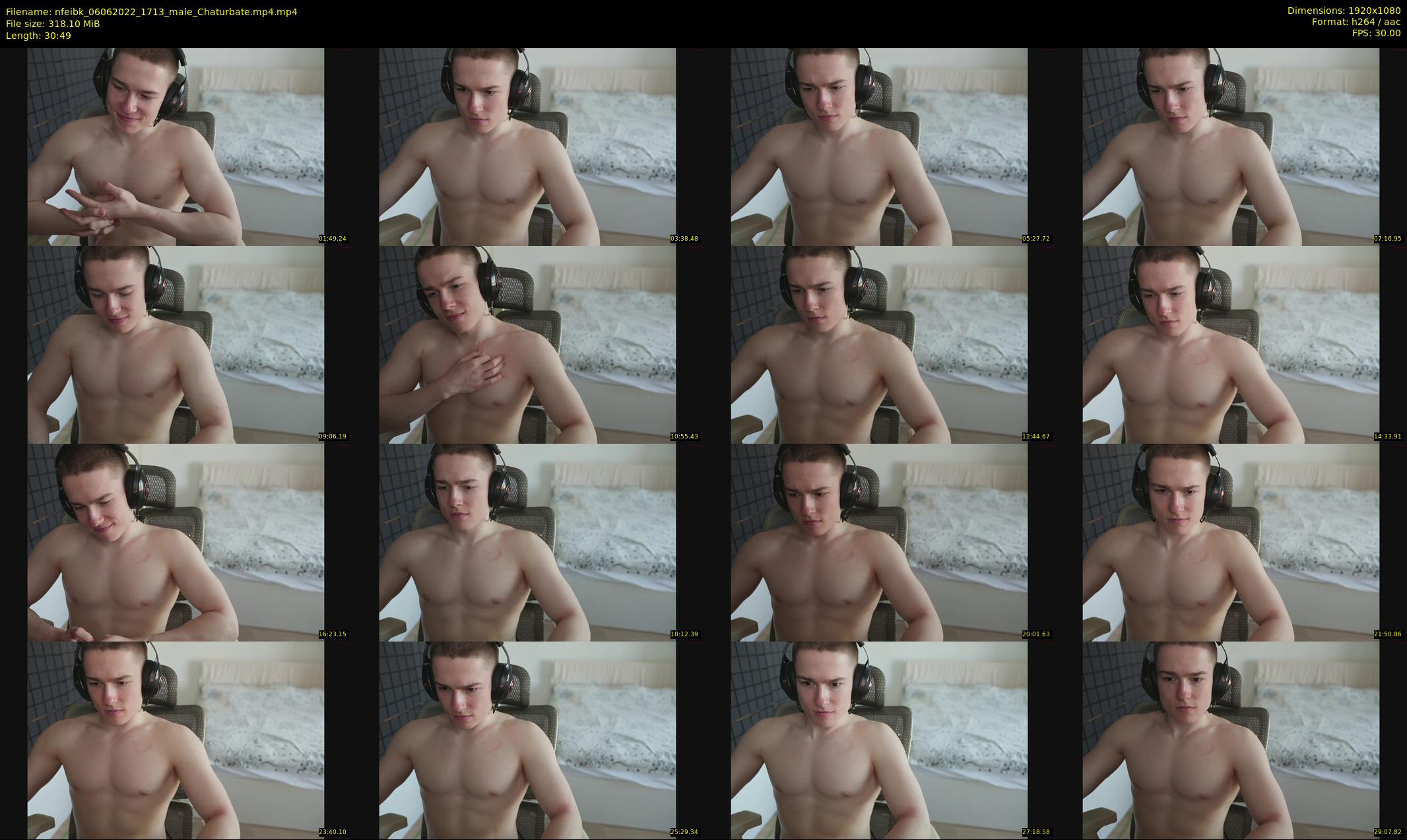 nfeibk — 31 minute Chaturbate male cam show recording, 1080p, Jun 6, 2022