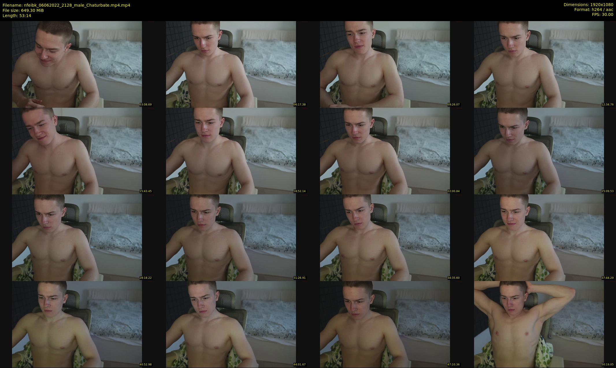 nfeibk — 54 minute Chaturbate male cam show recording, 1080p, Jun 6, 2022