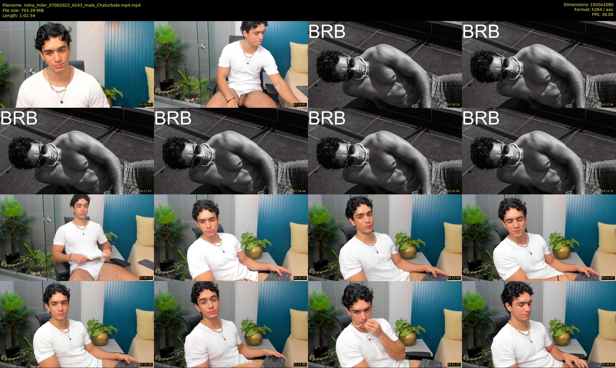 noha_miler — 62 minute Chaturbate male cam show recording, 1080p, Jun 7, 2022