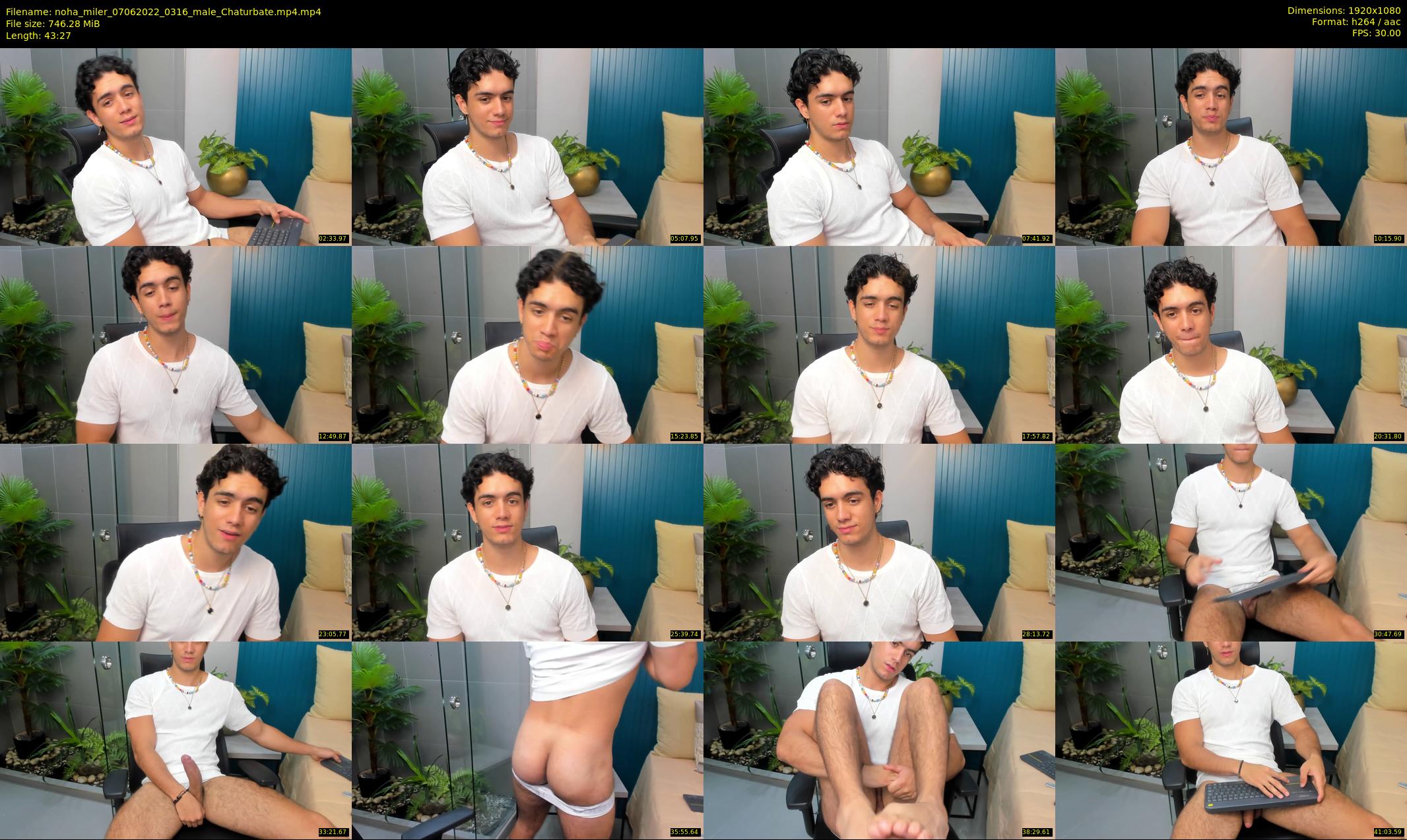 noha_miler — 44 minute Chaturbate male cam show recording, 1080p, Jun 7, 2022