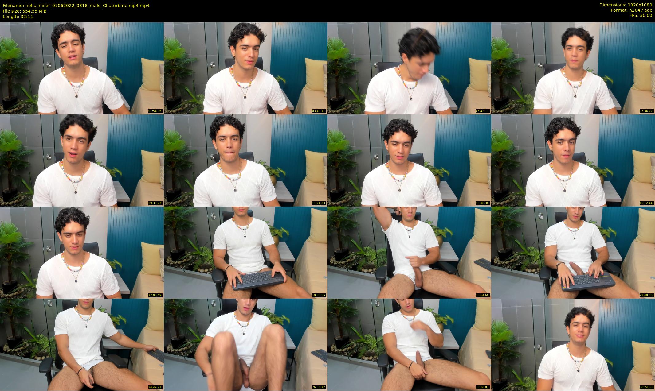 noha_miler — 33 minute Chaturbate male cam show recording, 1080p, Jun 7, 2022