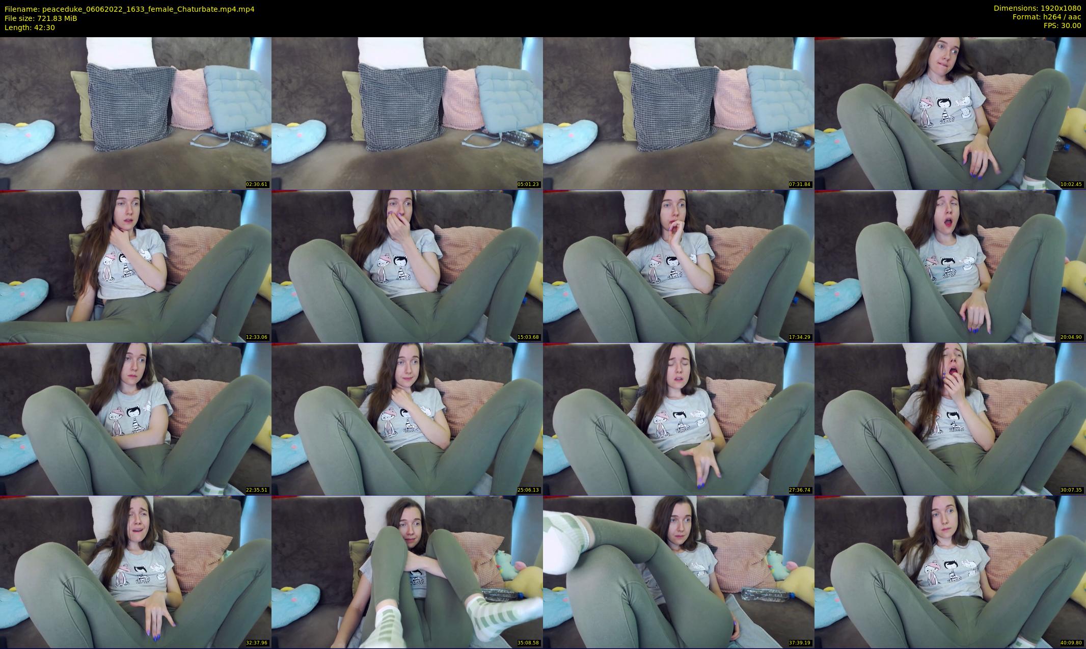 peaceduke — 43 minute Chaturbate female cam show recording, 1080p, Jun 6, 2022