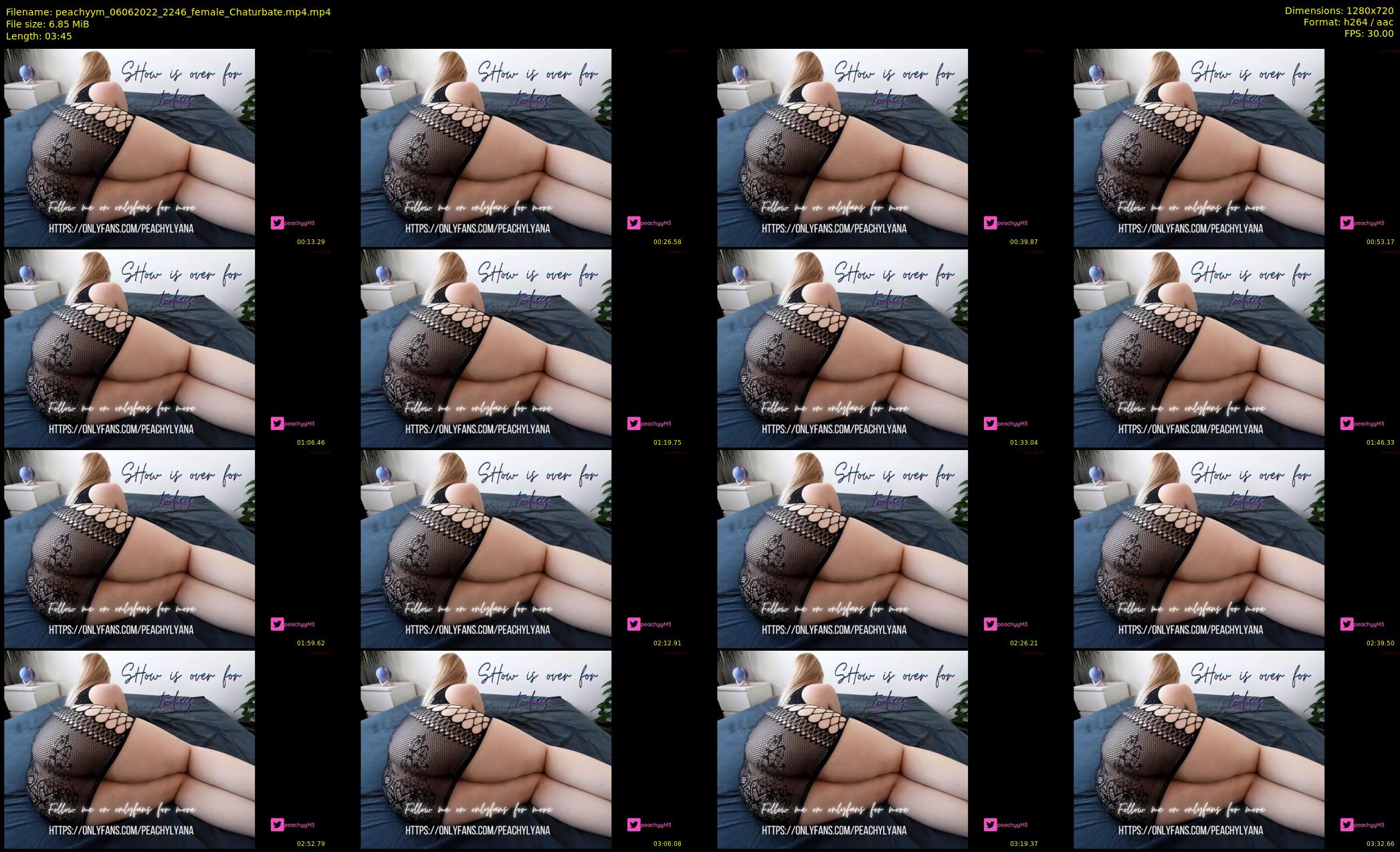 peachyym — 4 minute Chaturbate female cam show recording, 720p, Jun 6, 2022