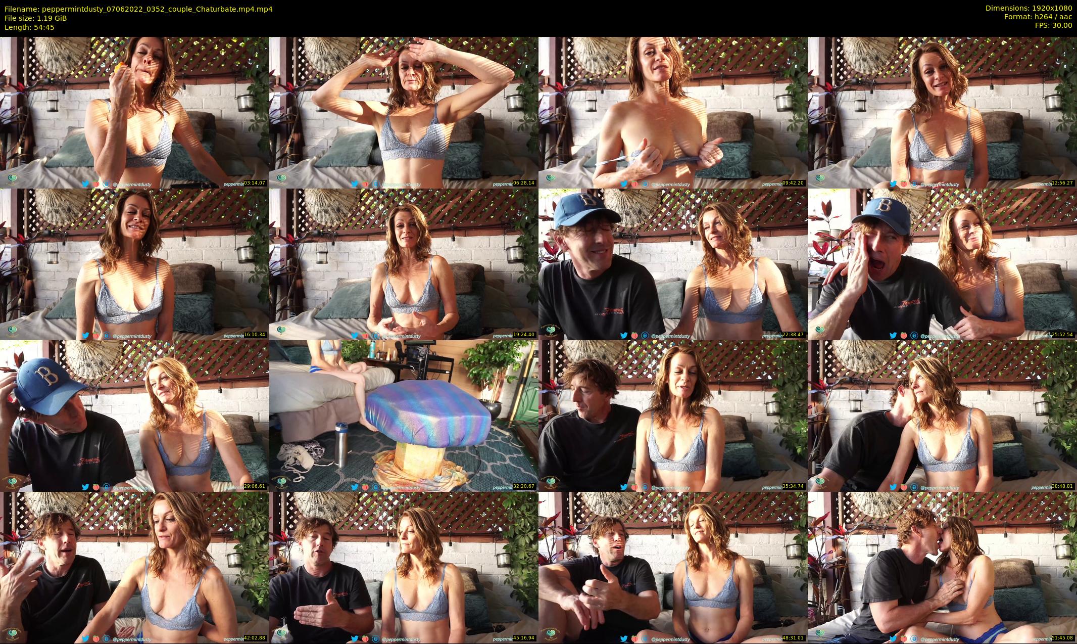 peppermintdusty — 55 minute Chaturbate couple cam show recording, 1080p, Jun 7, 2022