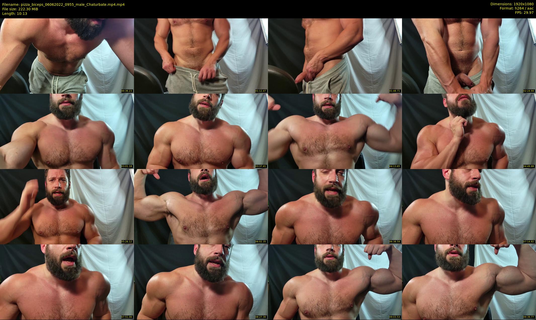 pizza_biceps — 11 minute Chaturbate male cam show recording, 1080p, Jun 6, 2022