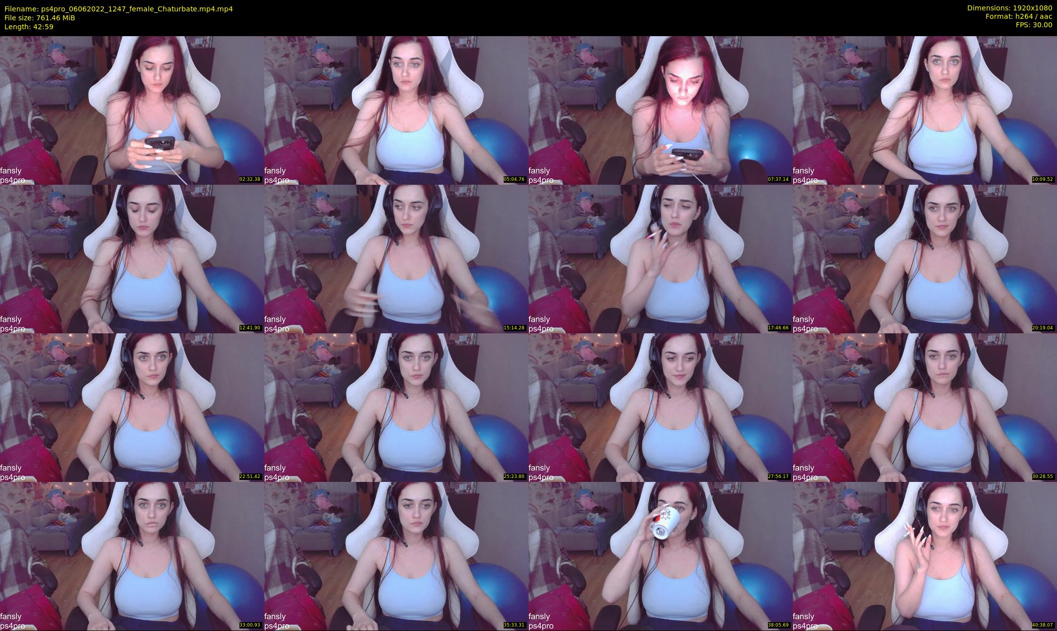 ps4pro — 43 minute Chaturbate female cam show recording, 1080p, Jun 6, 2022