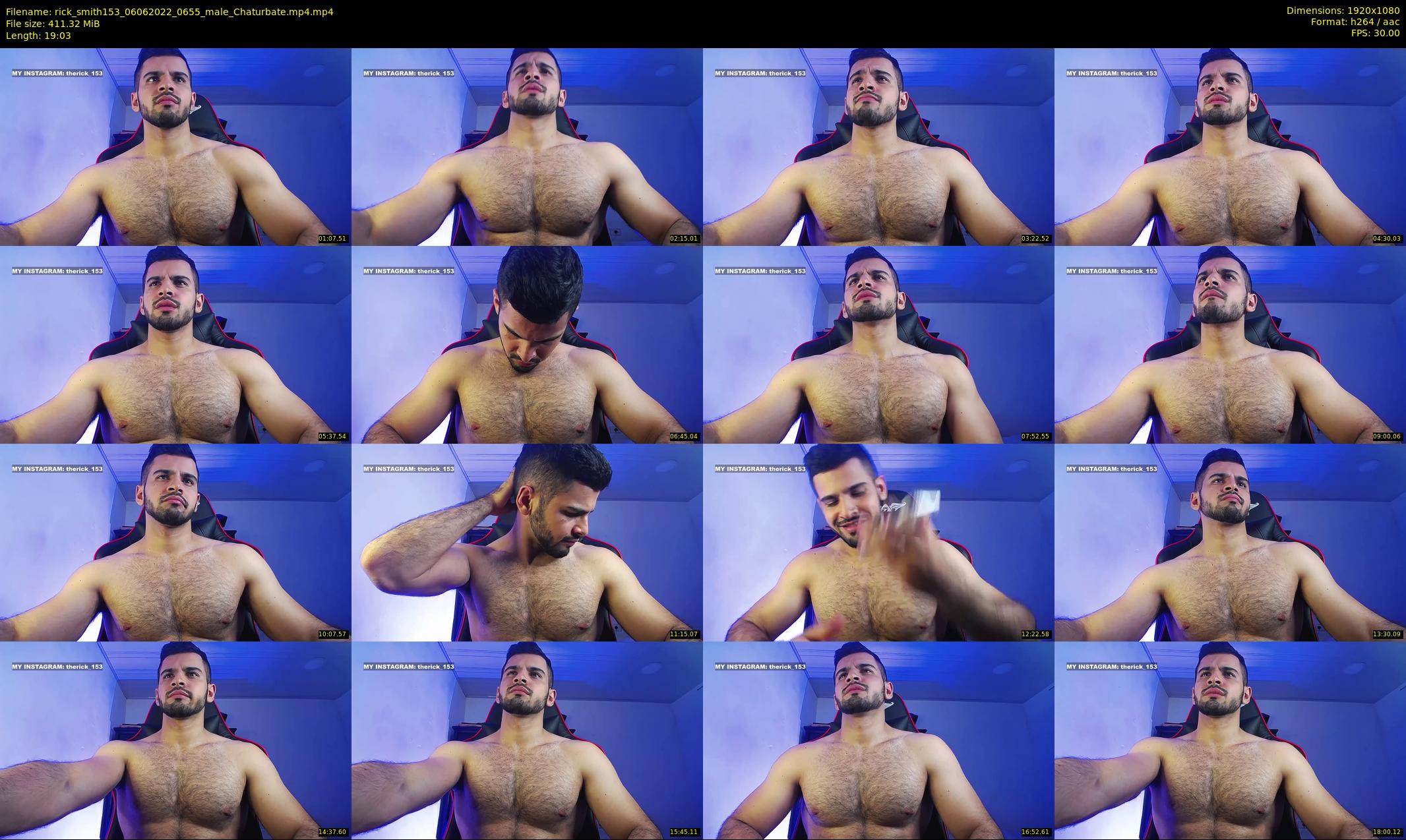 rick_smith153 — 20 minute Chaturbate male cam show recording, 1080p, Jun 6, 2022