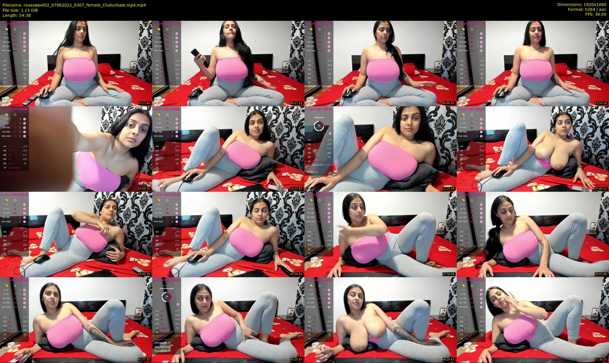 rosasweet02 — 55 minute Chaturbate female cam show recording, 1080p, Jun 7, 2022