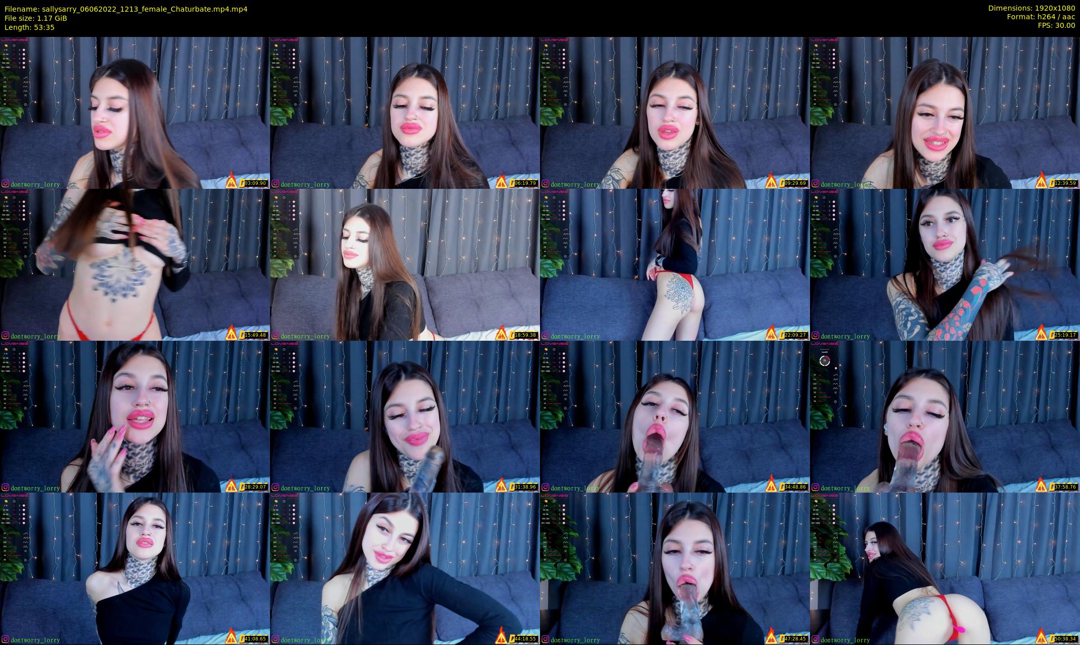 sallysarry — 54 minute Chaturbate couple cam show recording, 1080p, Jun 6, 2022