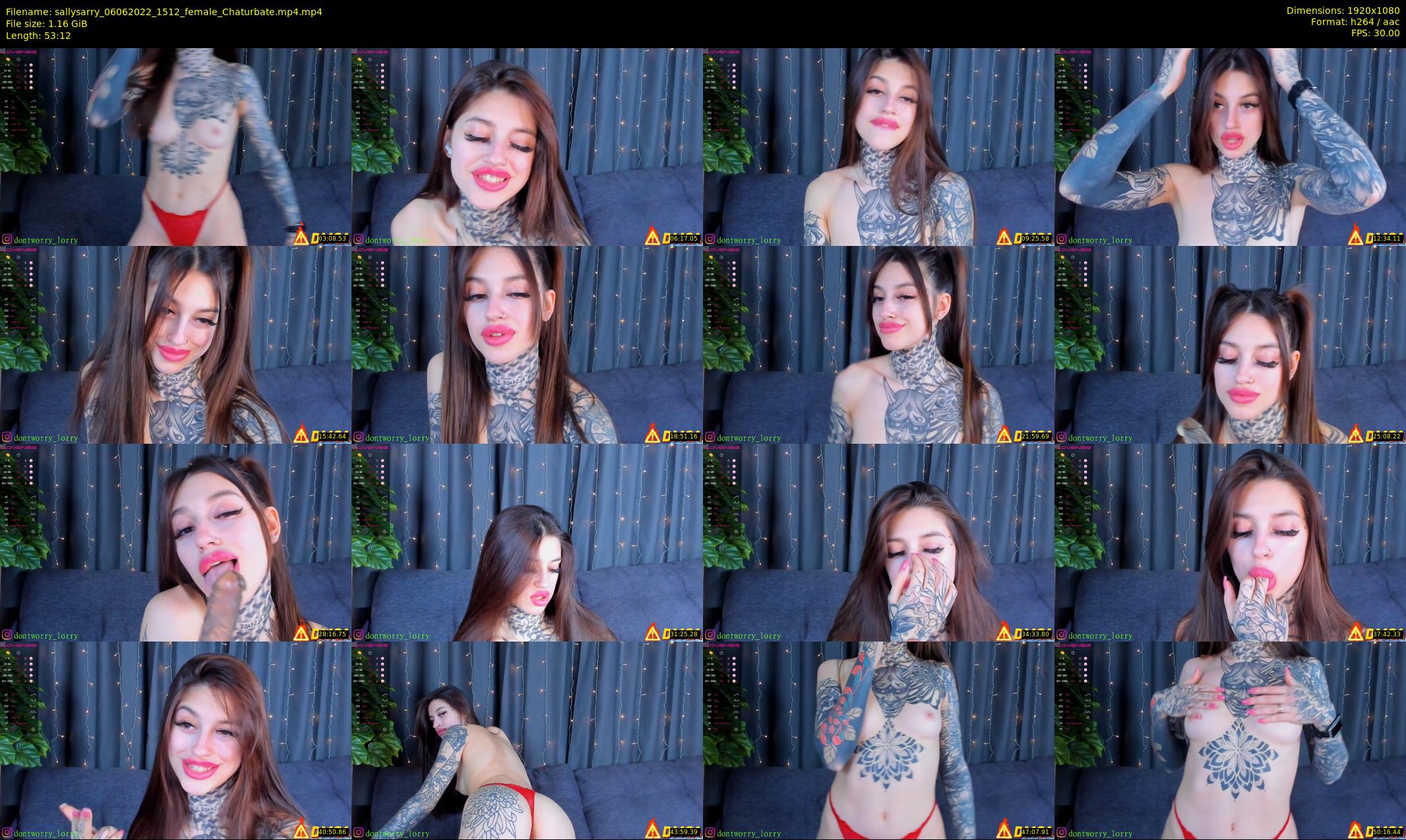 sallysarry — 54 minute Chaturbate couple cam show recording, 1080p, Jun 6, 2022