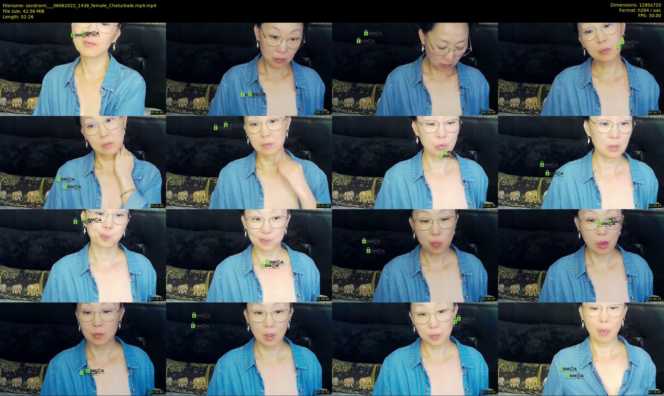 sandrami__ — 3 minute Chaturbate female cam show recording, 720p, Jun 6, 2022