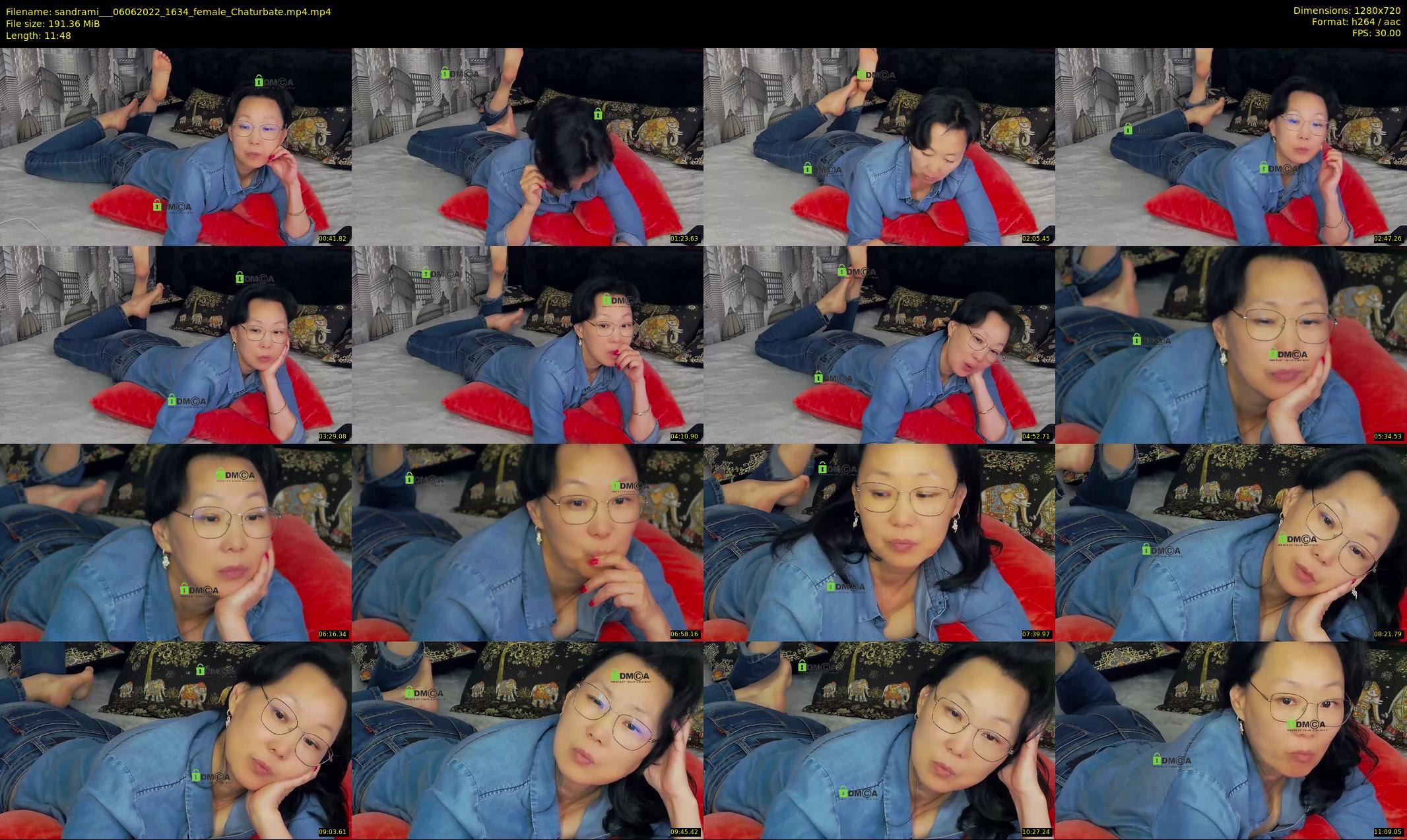 sandrami__ — 12 minute Chaturbate female cam show recording, 720p, Jun 6, 2022