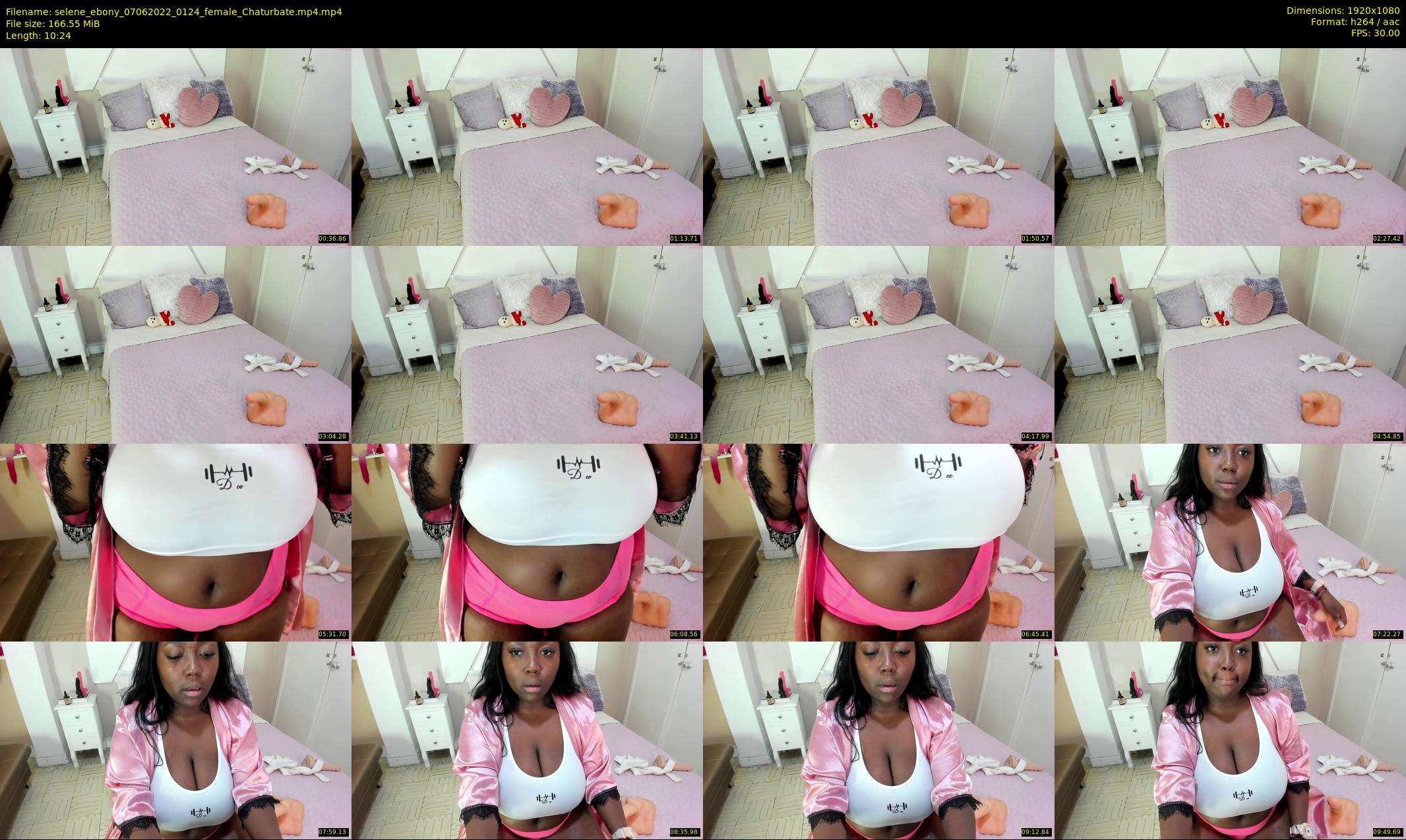 selene_ebony — 11 minute Chaturbate female cam show recording, 1080p, Jun 7, 2022
