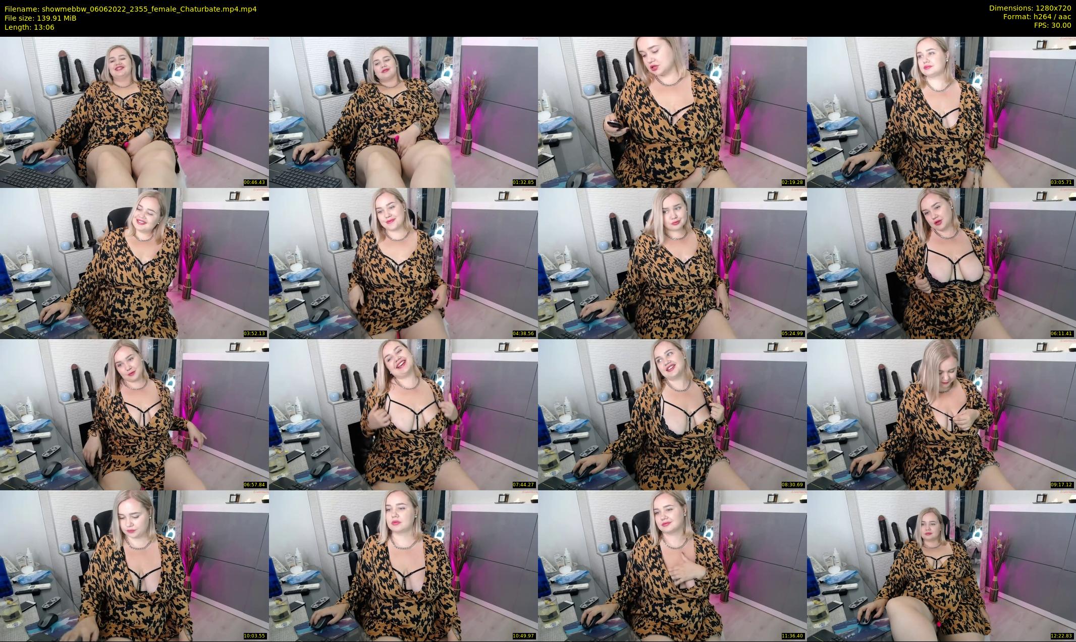 showmebbw — 14 minute Chaturbate female cam show recording, 720p, Jun 6, 2022