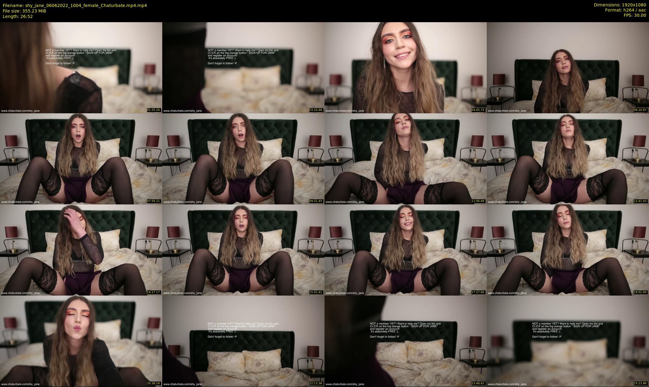 shy_jane — 27 minute Chaturbate female cam show recording, 1080p, Jun 6, 2022