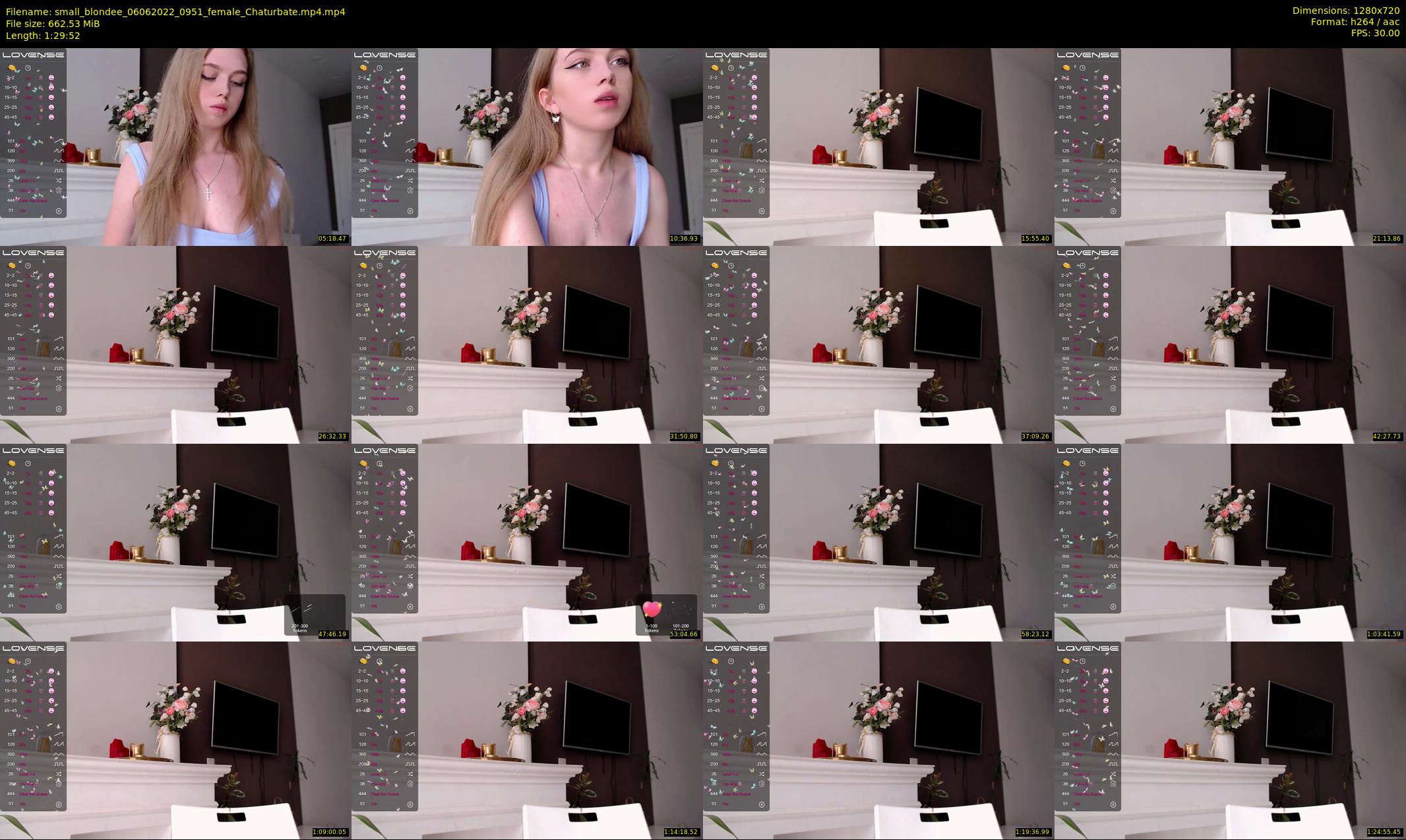 small_blondee — 90 minute Chaturbate female cam show recording, 720p, Jun 6, 2022