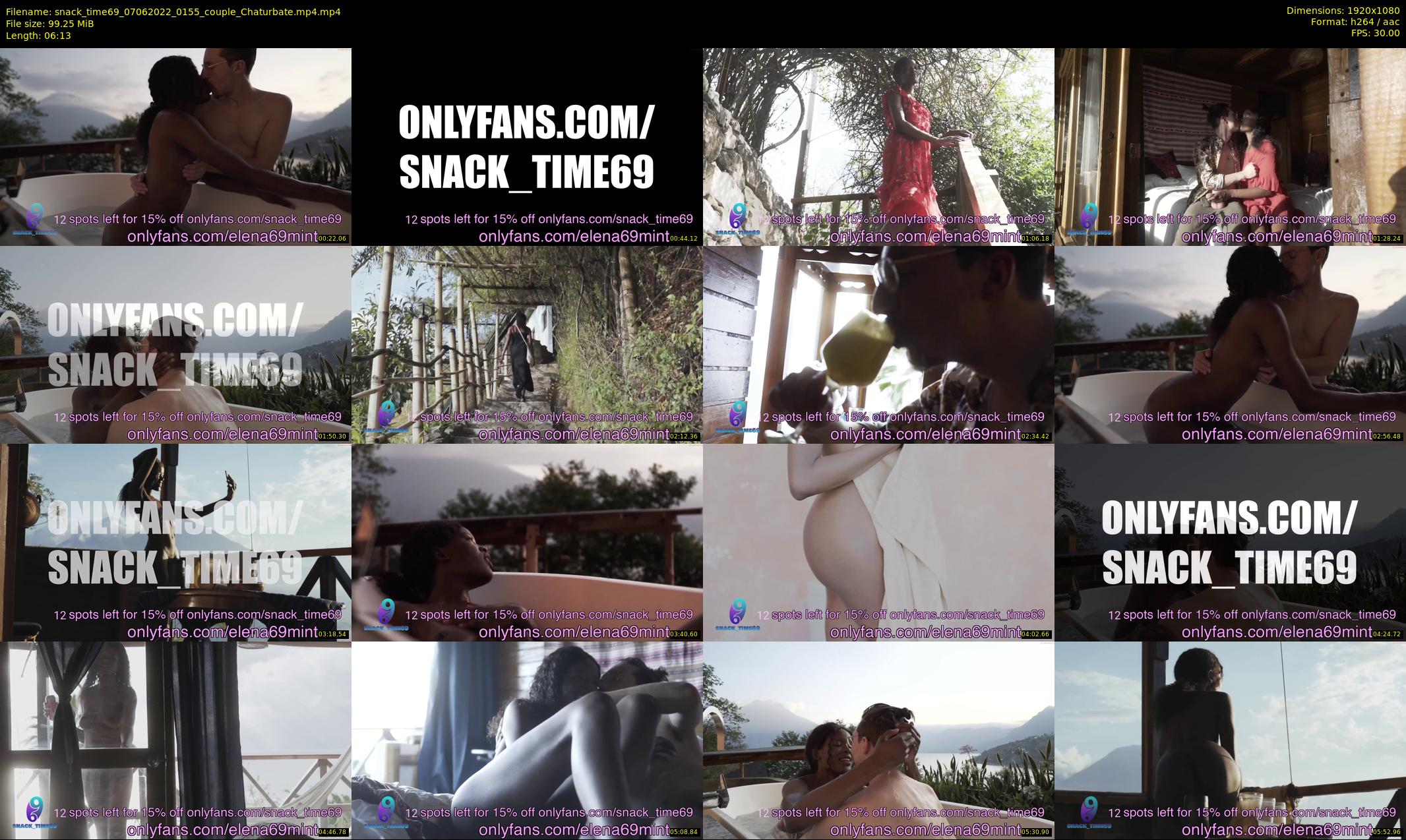 snack_time69 — 7 minute Chaturbate couple cam show recording, 1080p, Jun 7, 2022