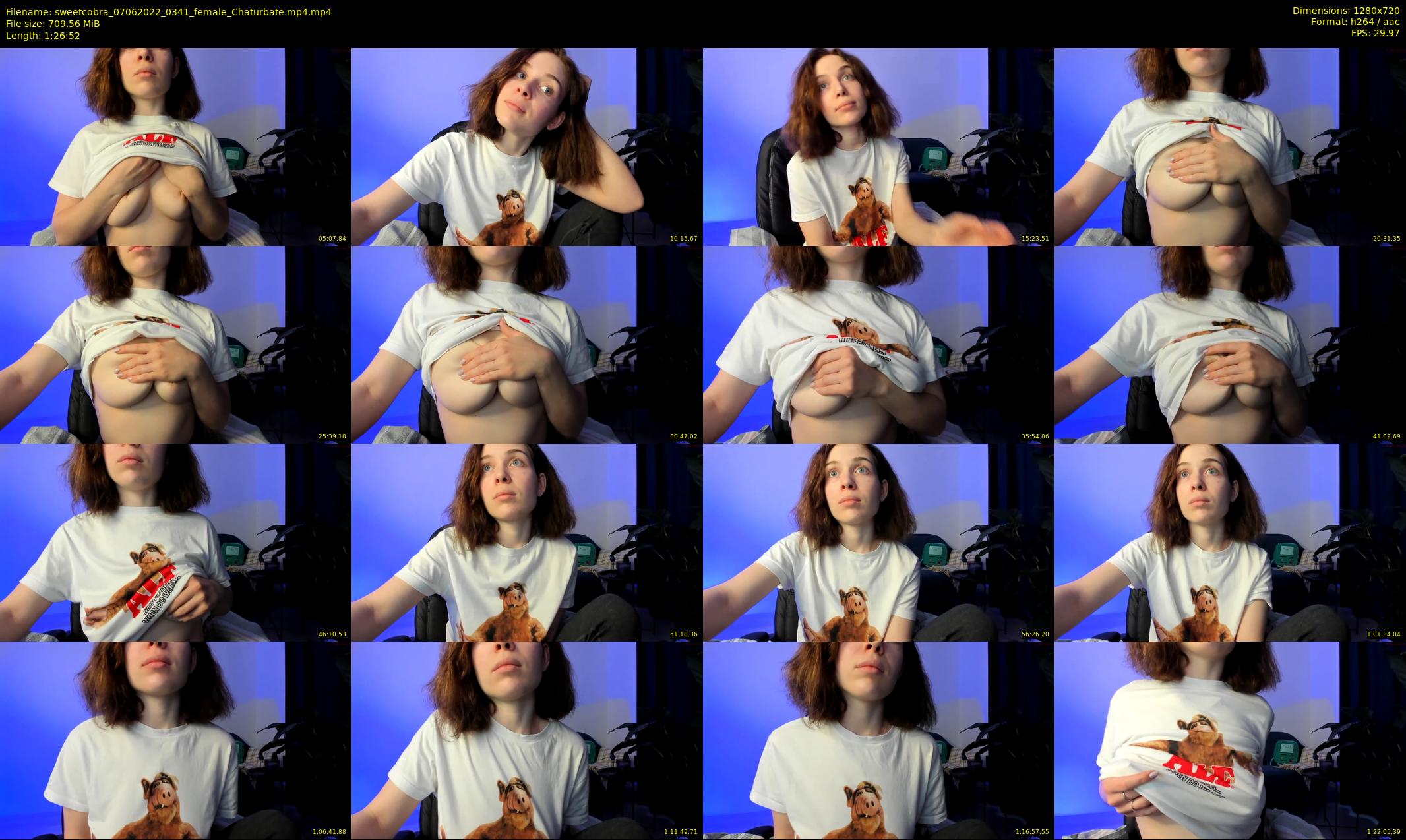 sweetcobra — 87 minute Chaturbate female cam show recording, 720p, Jun 7, 2022