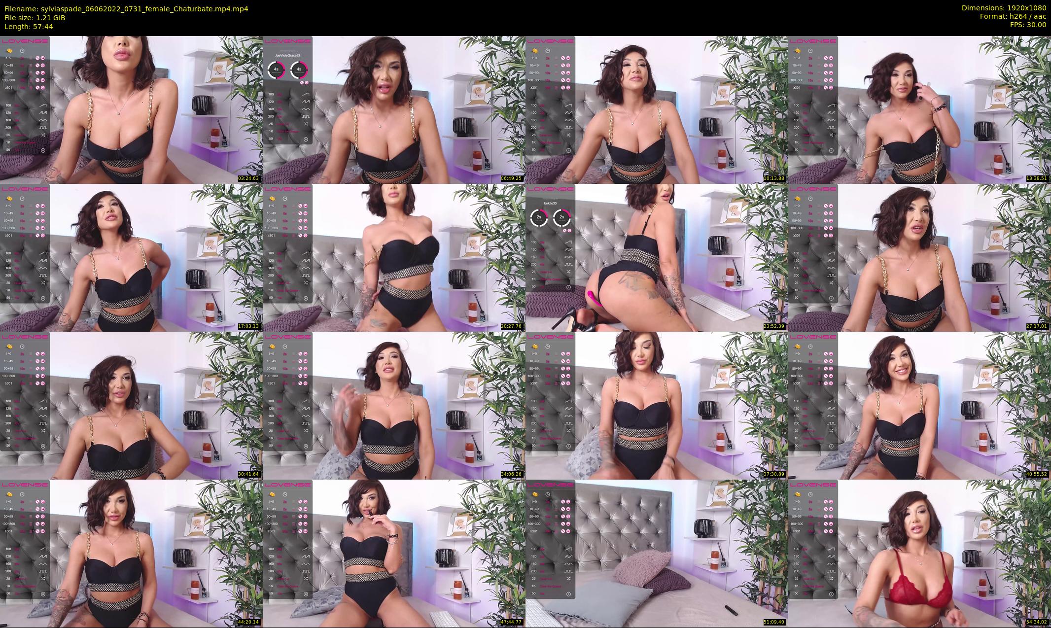sylviaspade — 58 minute Chaturbate female cam show recording, 1080p, Jun 6, 2022