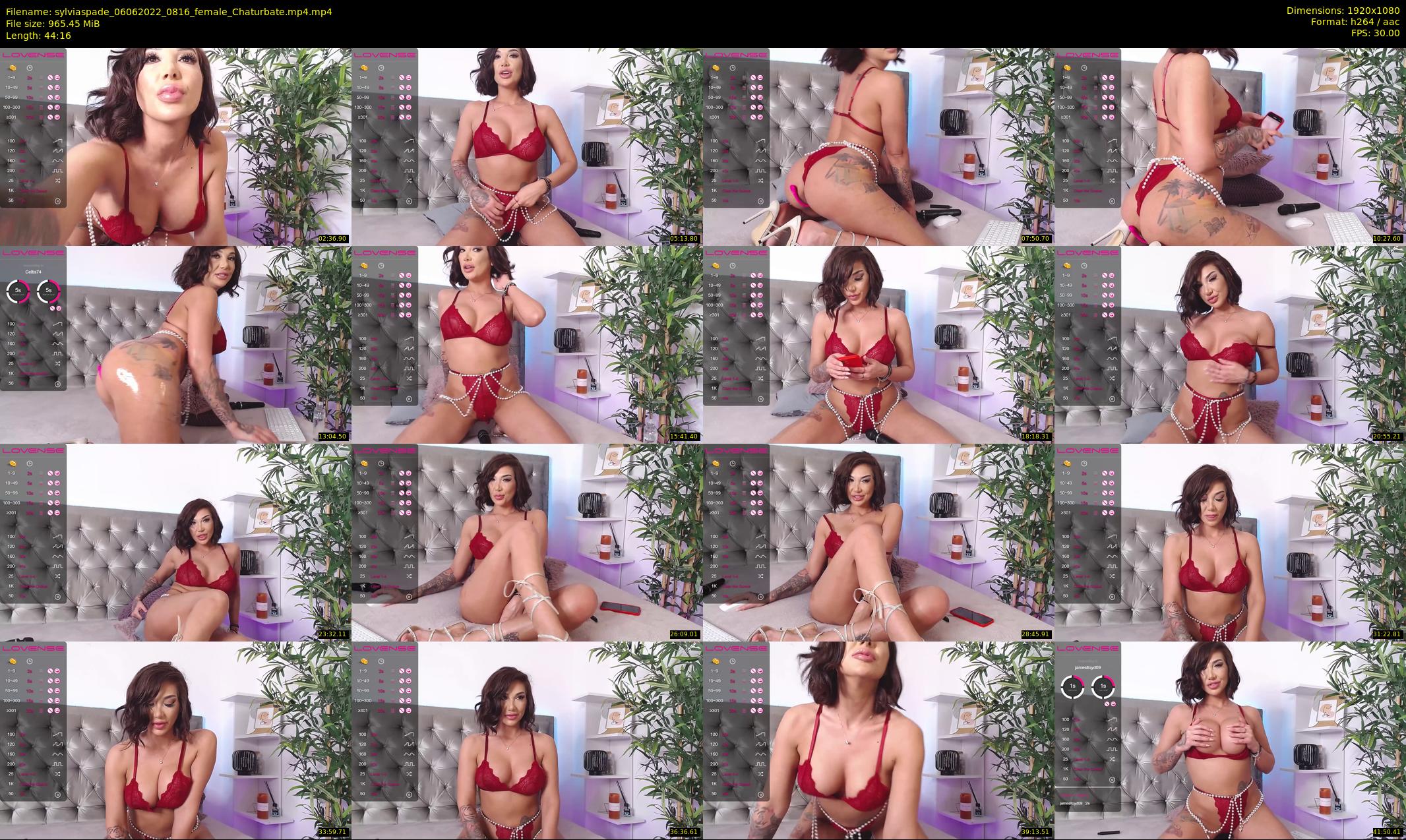 sylviaspade — 45 minute Chaturbate female cam show recording, 1080p, Jun 6, 2022