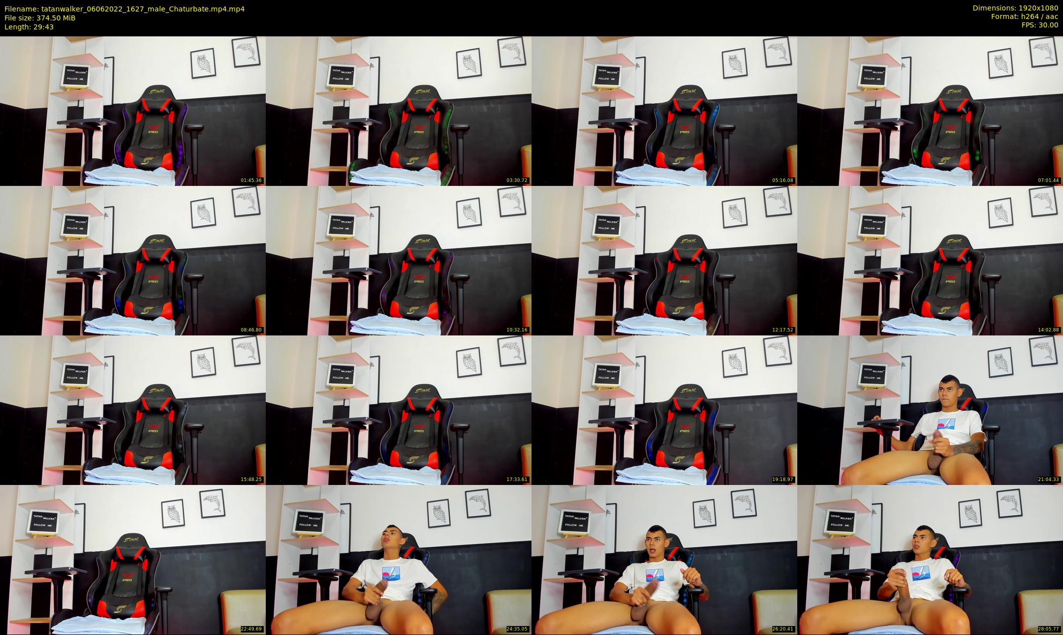 tatanwalker — 30 minute Chaturbate male cam show recording, 1080p, Jun 6, 2022