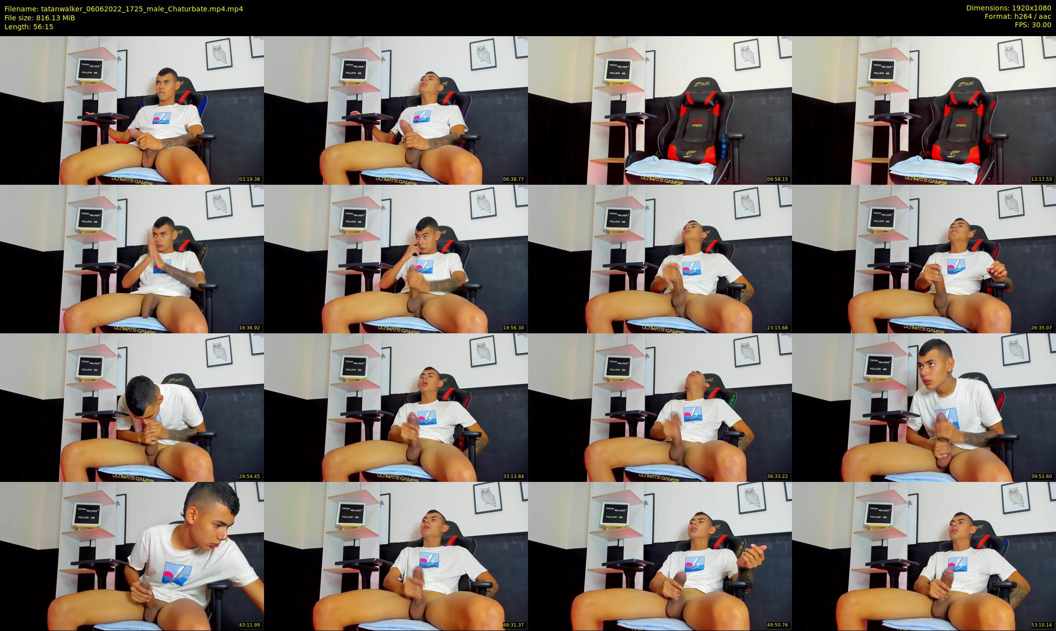 tatanwalker — 57 minute Chaturbate male cam show recording, 1080p, Jun 6, 2022