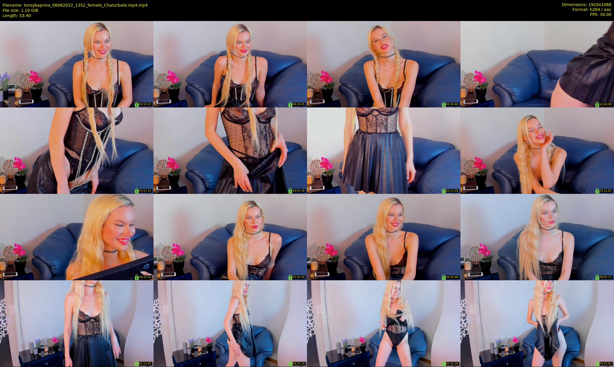 tonsykaprina — 54 minute Chaturbate couple cam show recording, 1080p, Jun 6, 2022