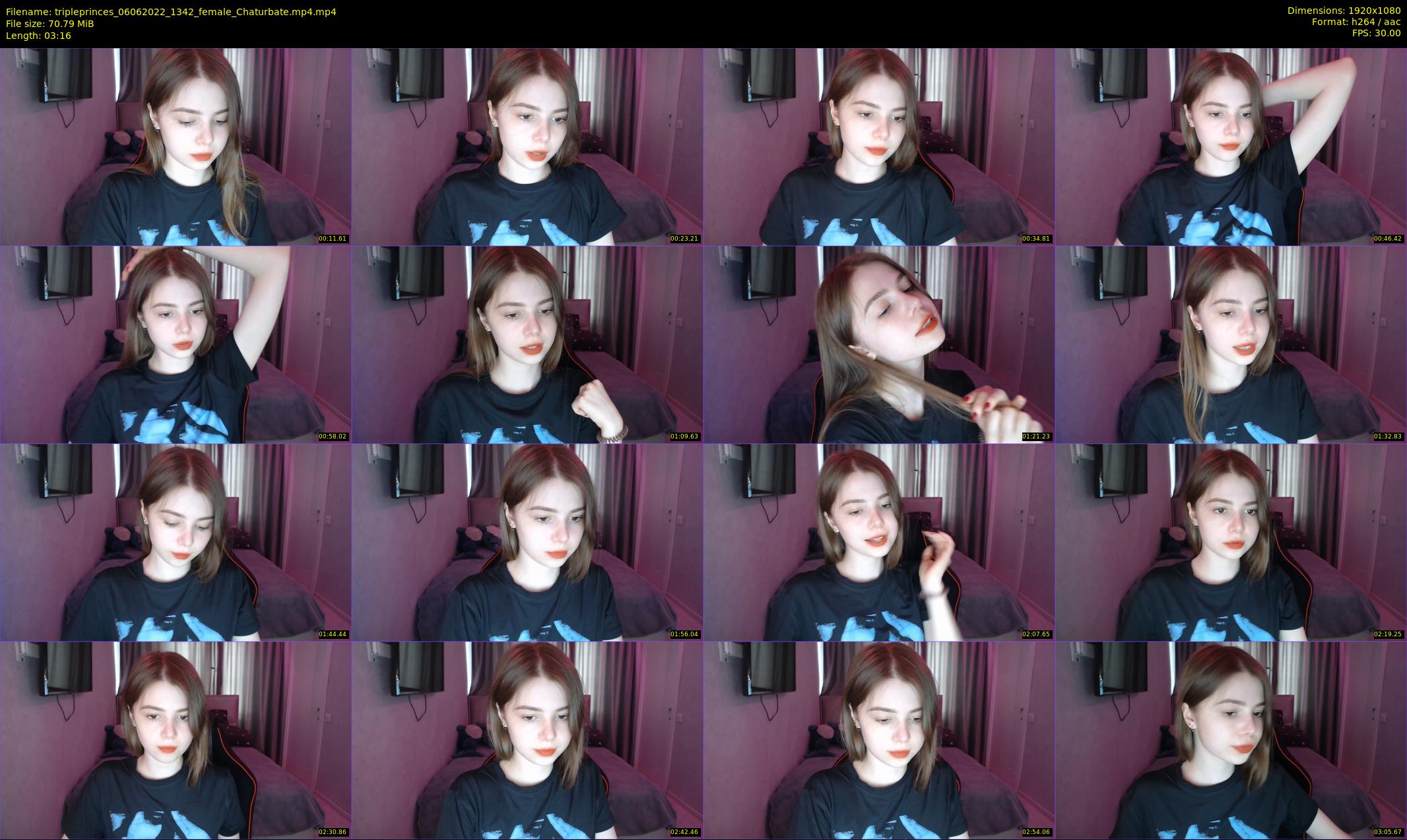 tripleprinces — 4 minute Chaturbate female cam show recording, 1080p, Jun 6, 2022