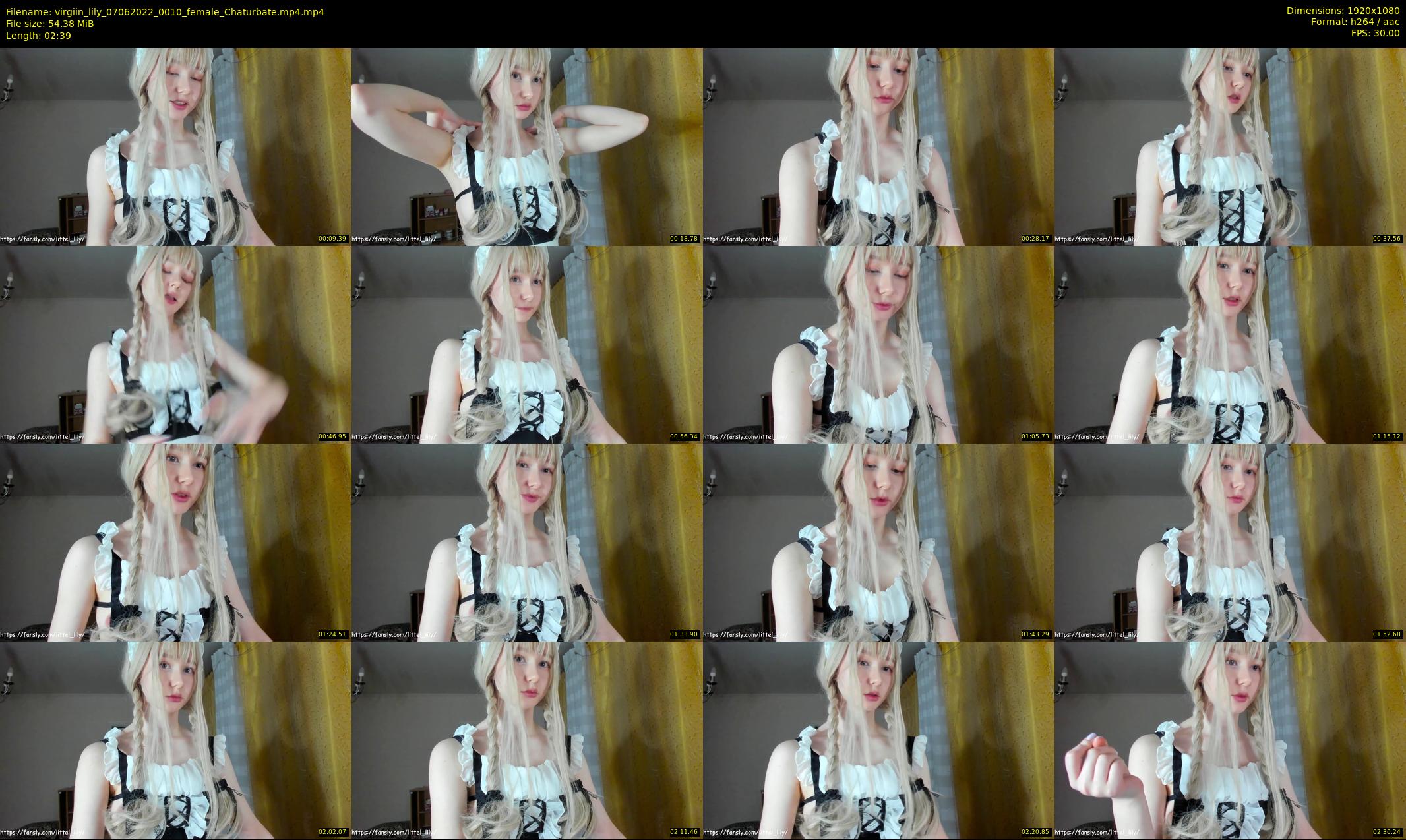 virgiin_lily — 3 minute Chaturbate female cam show recording, 1080p, Jun 7, 2022