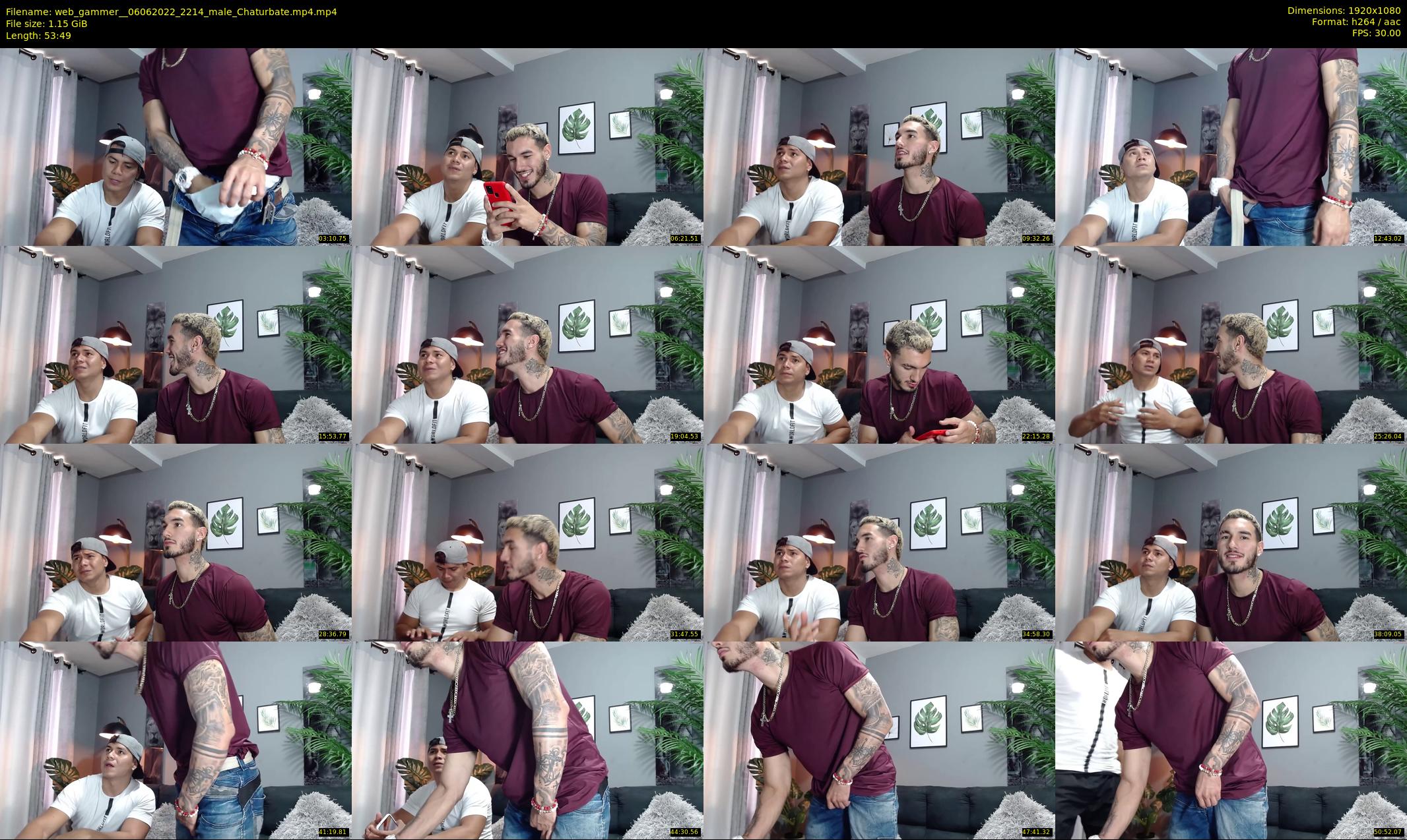 web_gammer_ — 54 minute Chaturbate male cam show recording, 1080p, Jun 6, 2022