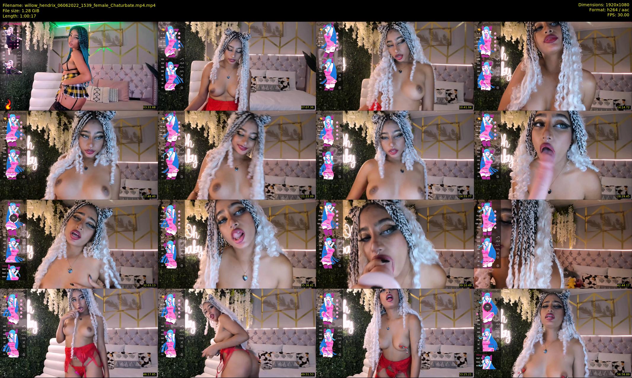 willow_hendrix — 61 minute Chaturbate female cam show recording, 1080p, Jun 6, 2022