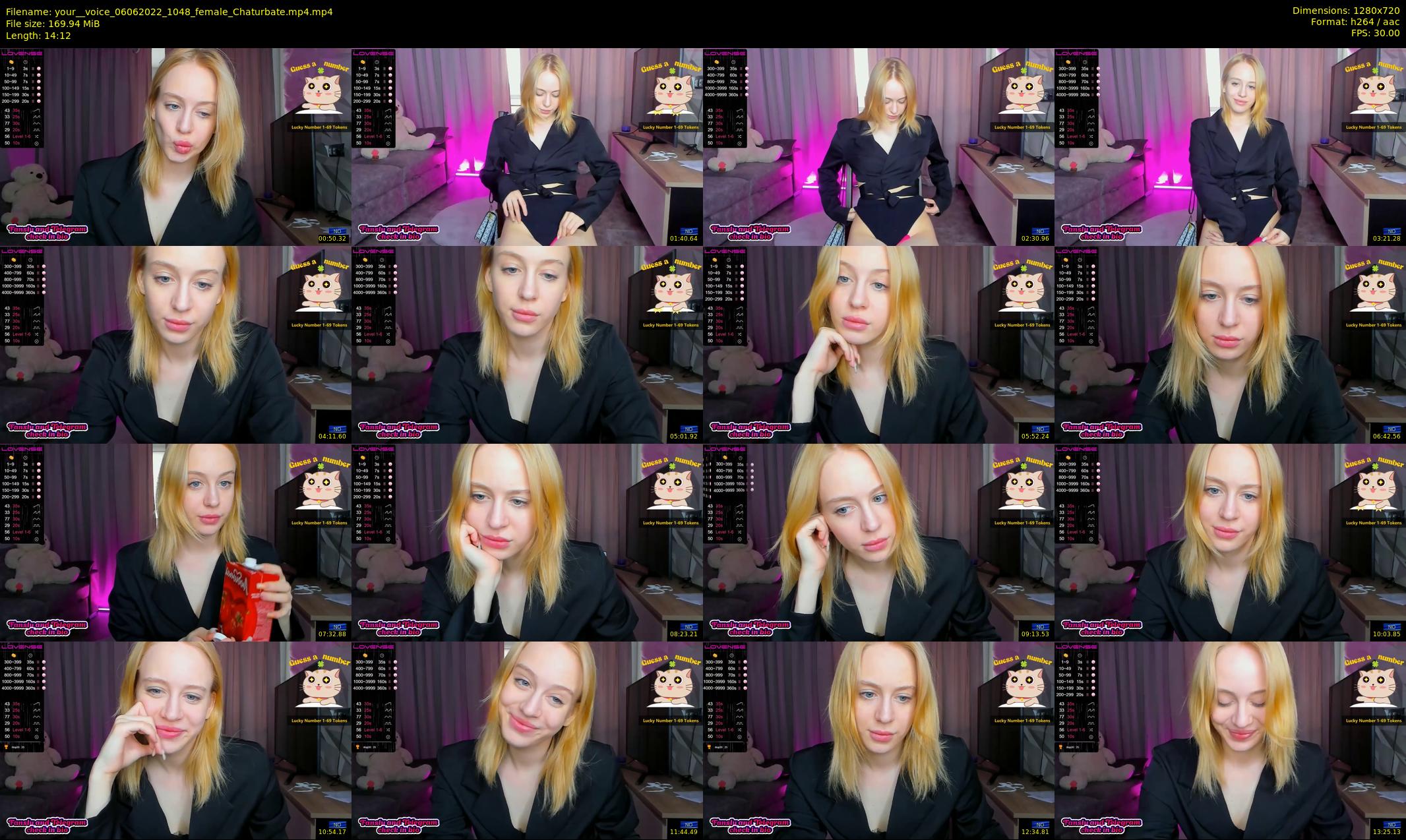 your__voice — 15 minute Chaturbate female cam show recording, 720p, Jun 6, 2022