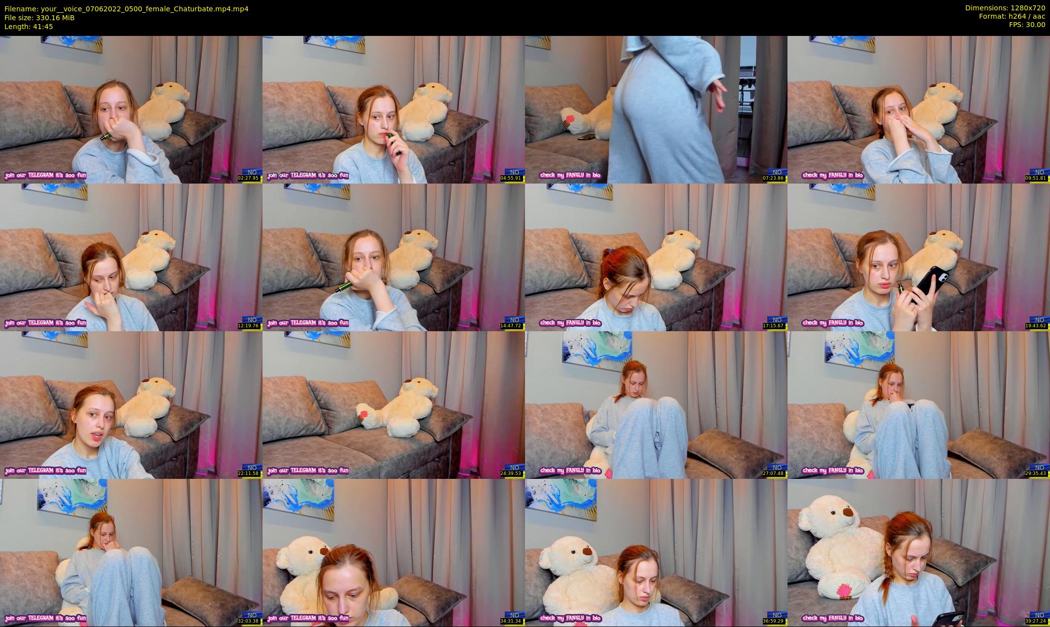 your__voice — 42 minute Chaturbate female cam show recording, 720p, Jun 7, 2022