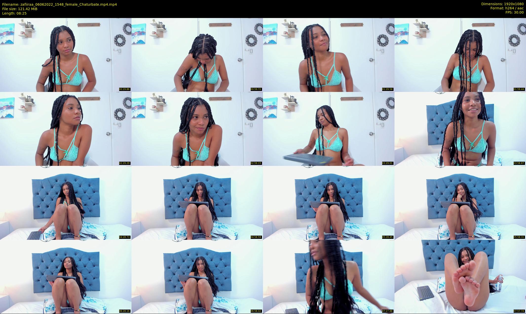 zafiiraa — 9 minute Chaturbate female cam show recording, 1080p, Jun 6, 2022
