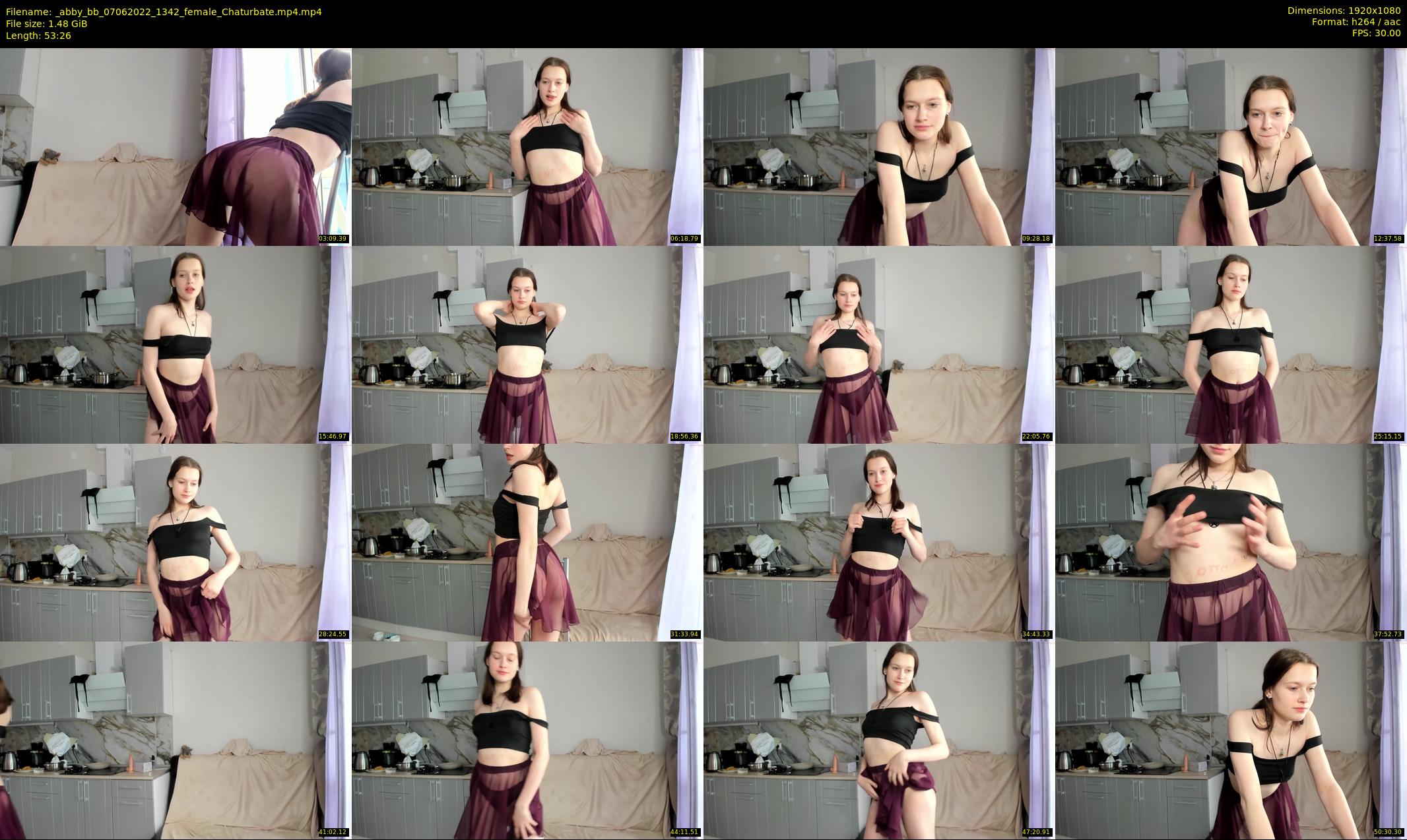 _abby_bb — 54 minute Chaturbate female cam show recording, 1080p, Jun 7, 2022