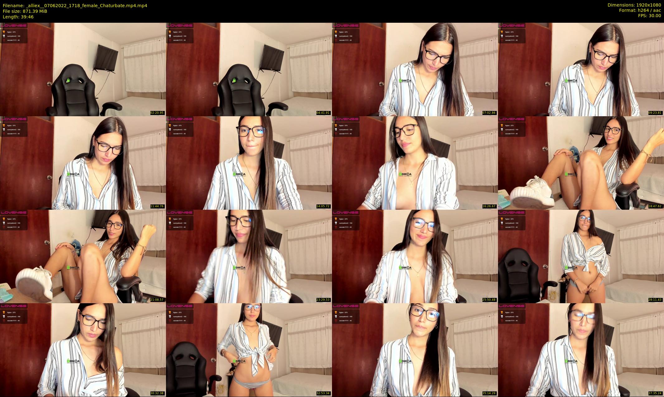_alliex_ — 40 minute Chaturbate female cam show recording, 1080p, Jun 7, 2022