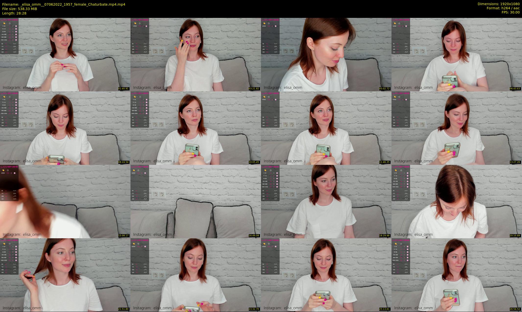 _elisa_omm_ — 29 minute Chaturbate female cam show recording, 1080p, Jun 7, 2022