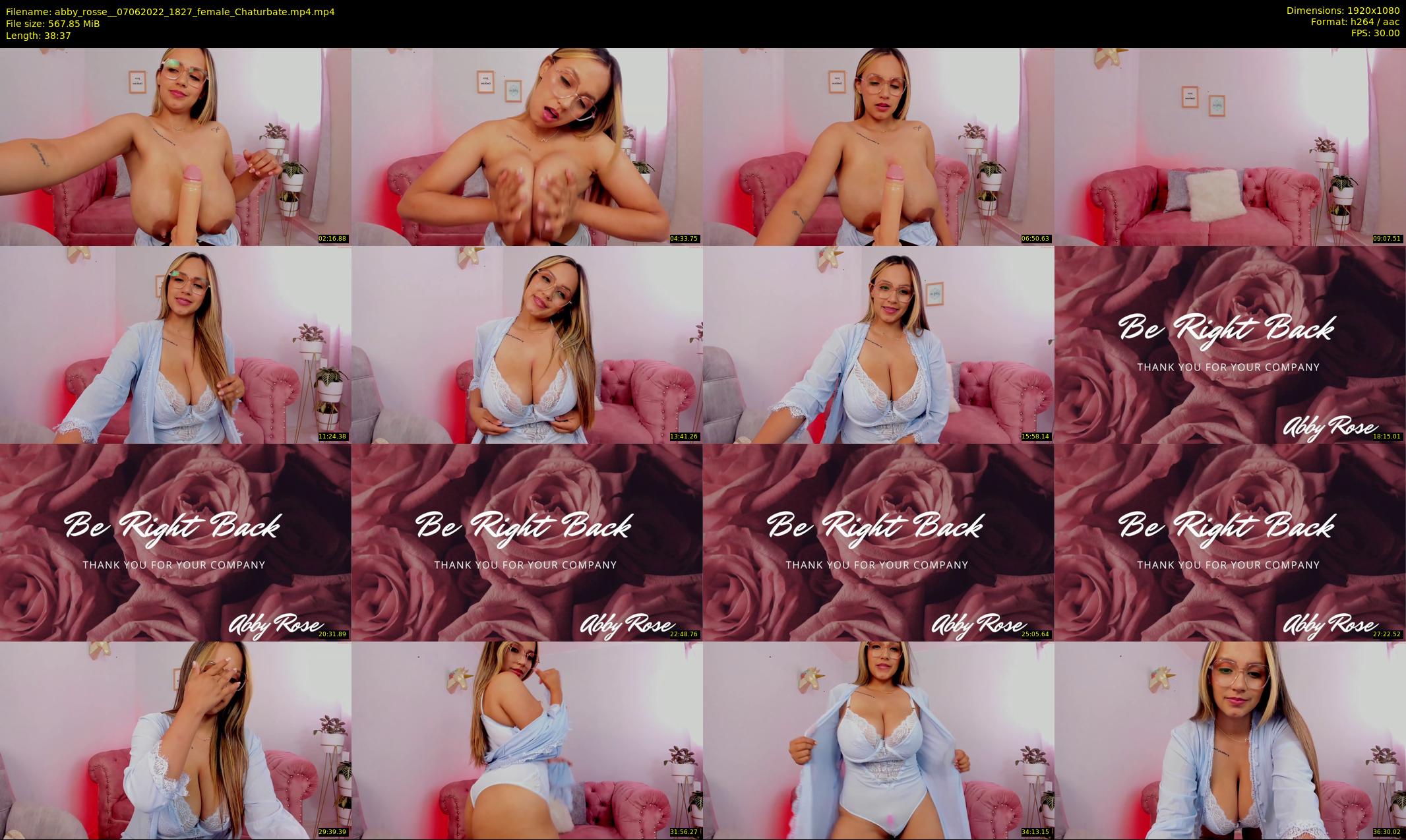 abby_rosse_ — 39 minute Chaturbate female cam show recording, 1080p, Jun 7, 2022