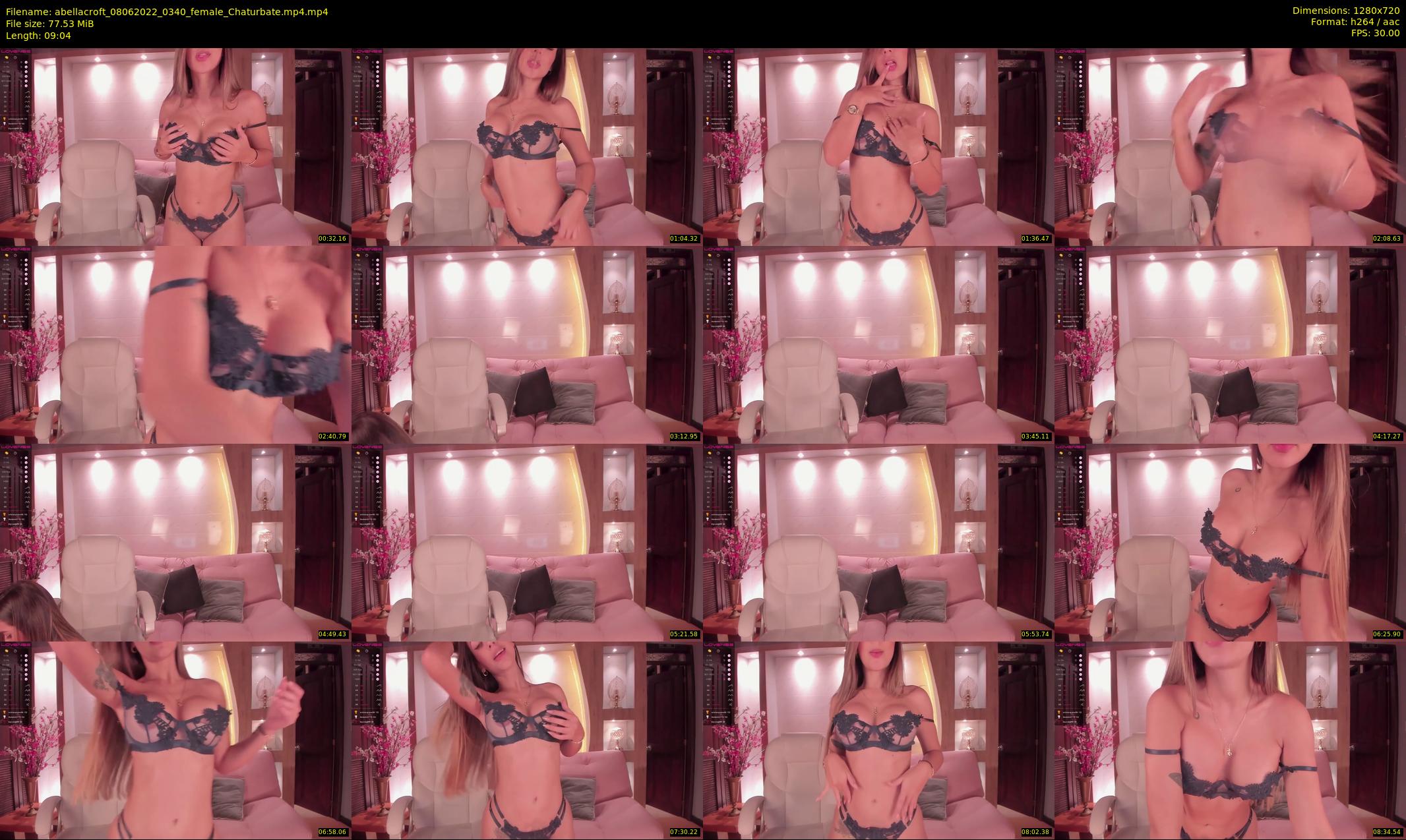abellacroft — 10 minute Chaturbate female cam show recording, 720p, Jun 8, 2022