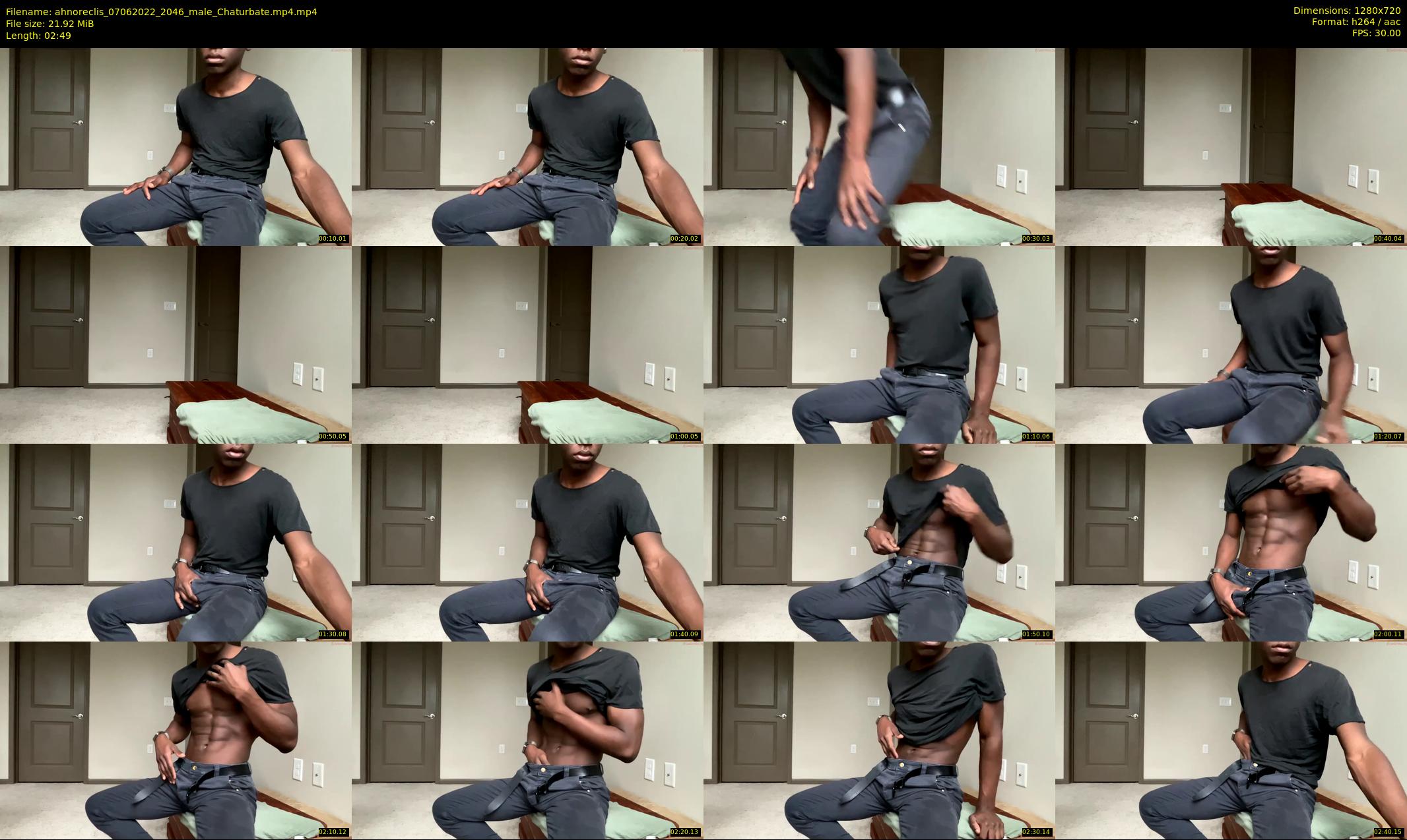 ahnoreclis — 3 minute Chaturbate male cam show recording, 720p, Jun 7, 2022