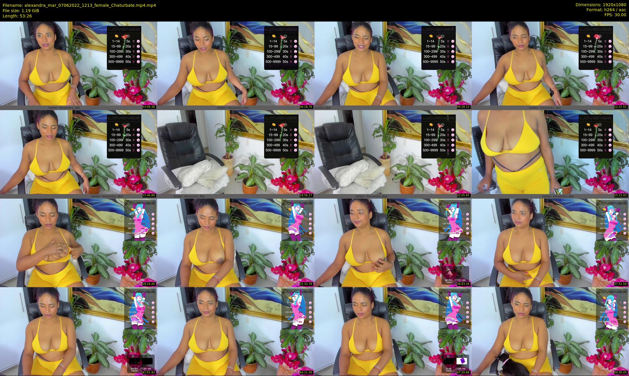 alexandra_mar — 54 minute Chaturbate female cam show recording, 1080p, Jun 7, 2022