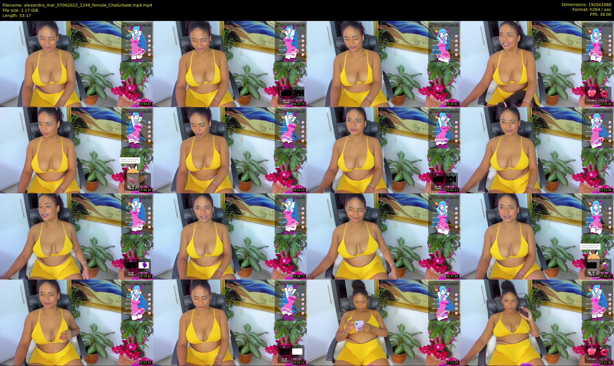 alexandra_mar — 54 minute Chaturbate female cam show recording, 1080p, Jun 7, 2022
