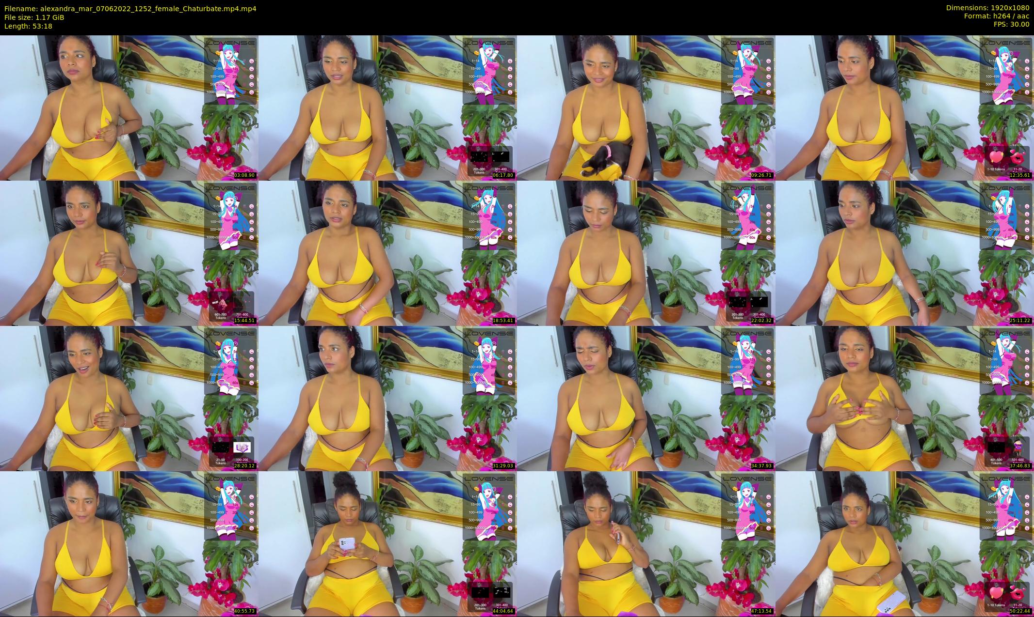 alexandra_mar — 54 minute Chaturbate female cam show recording, 1080p, Jun 7, 2022