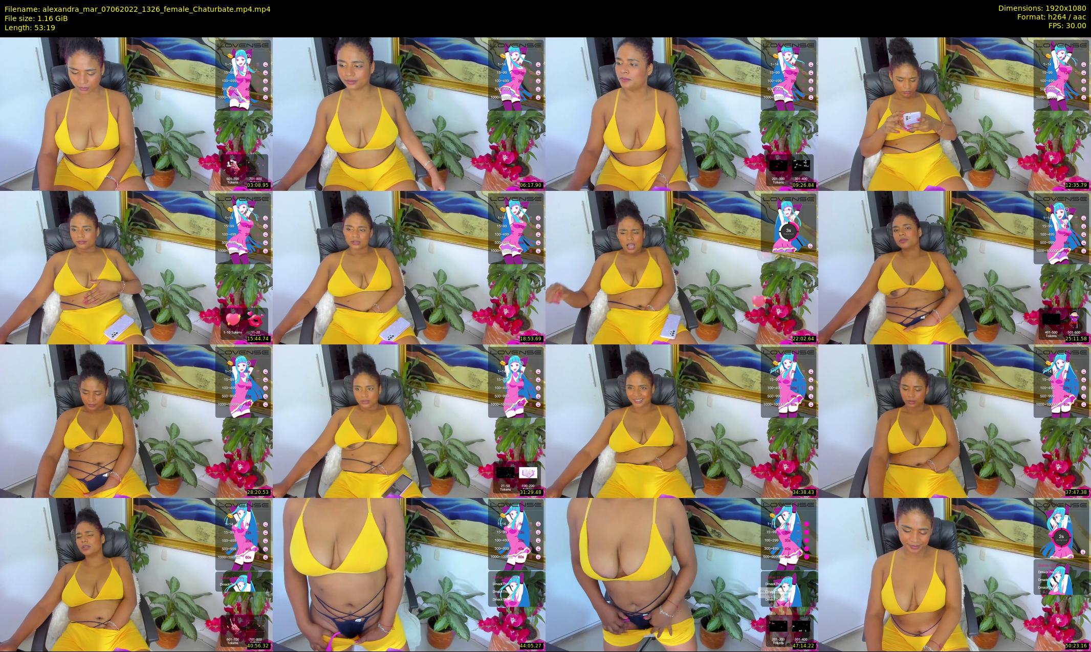 alexandra_mar — 54 minute Chaturbate female cam show recording, 1080p, Jun 7, 2022
