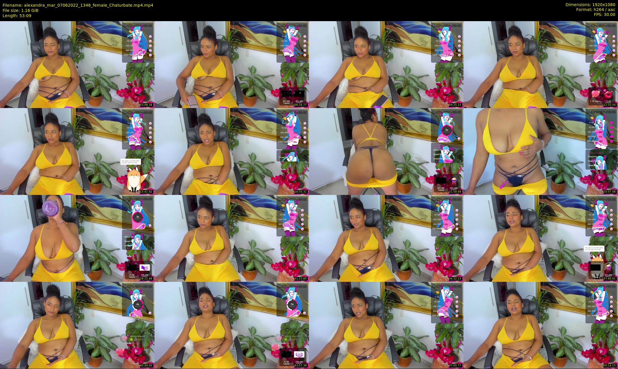 alexandra_mar — 54 minute Chaturbate female cam show recording, 1080p, Jun 7, 2022