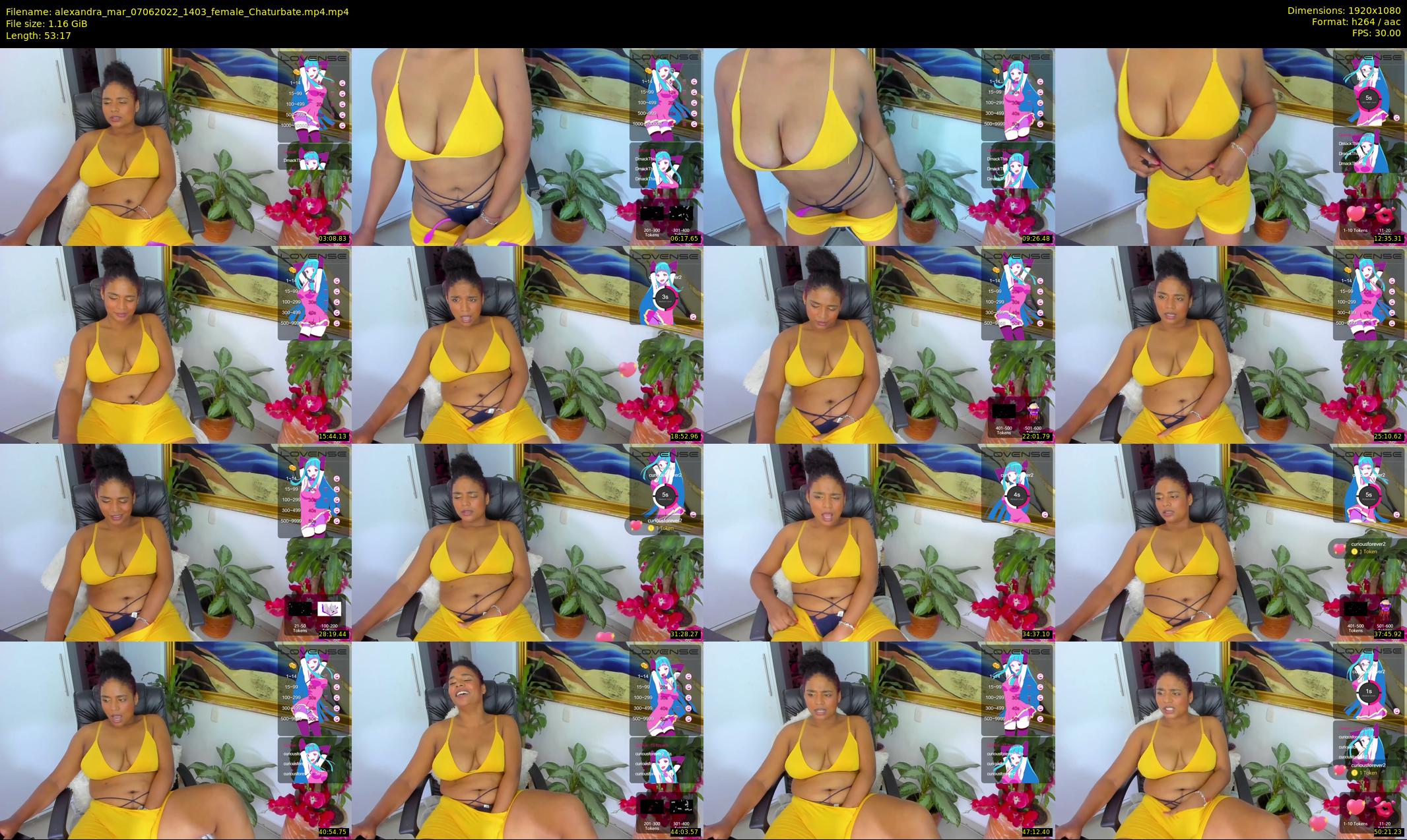 alexandra_mar — 54 minute Chaturbate female cam show recording, 1080p, Jun 7, 2022