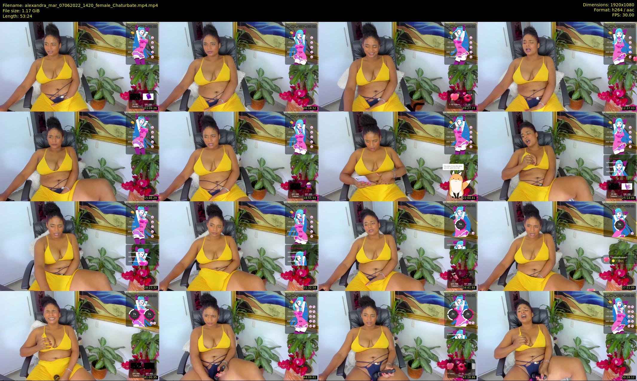 alexandra_mar — 54 minute Chaturbate female cam show recording, 1080p, Jun 7, 2022