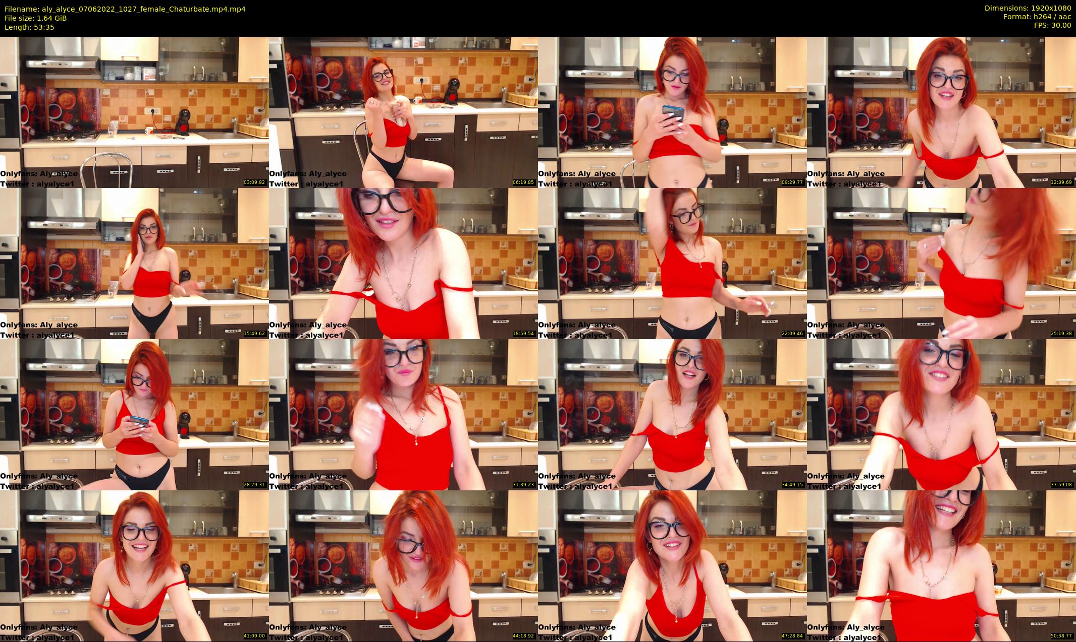 aly_alyce — 54 minute Chaturbate female cam show recording, 1080p, Jun 7, 2022